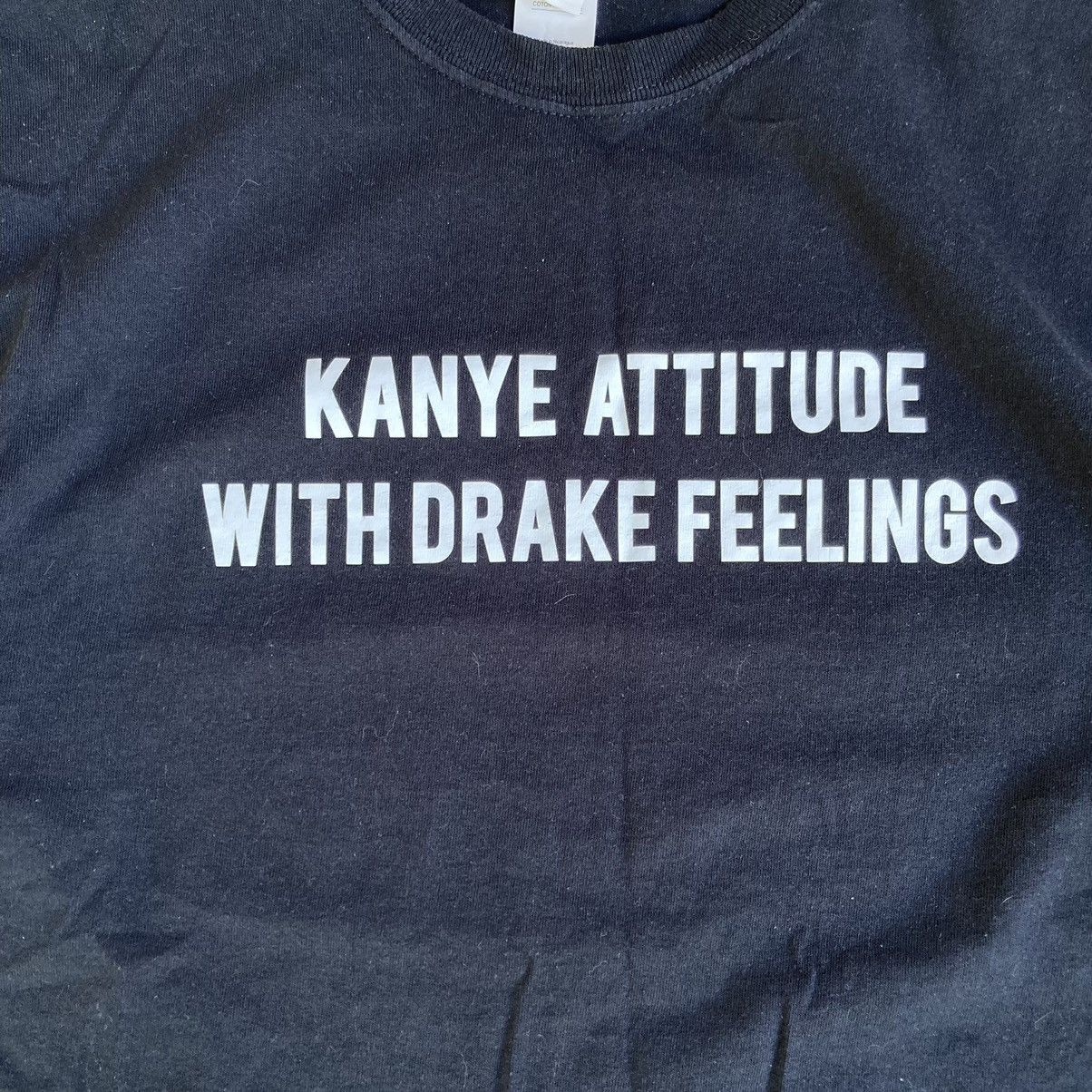 Hysteric Glamour × Rap Tees T-shirt KANYE ATTITUDE WITH DRAKE FEELINGS Size US M / EU 48-50 / 2 - 2 Thumbnail