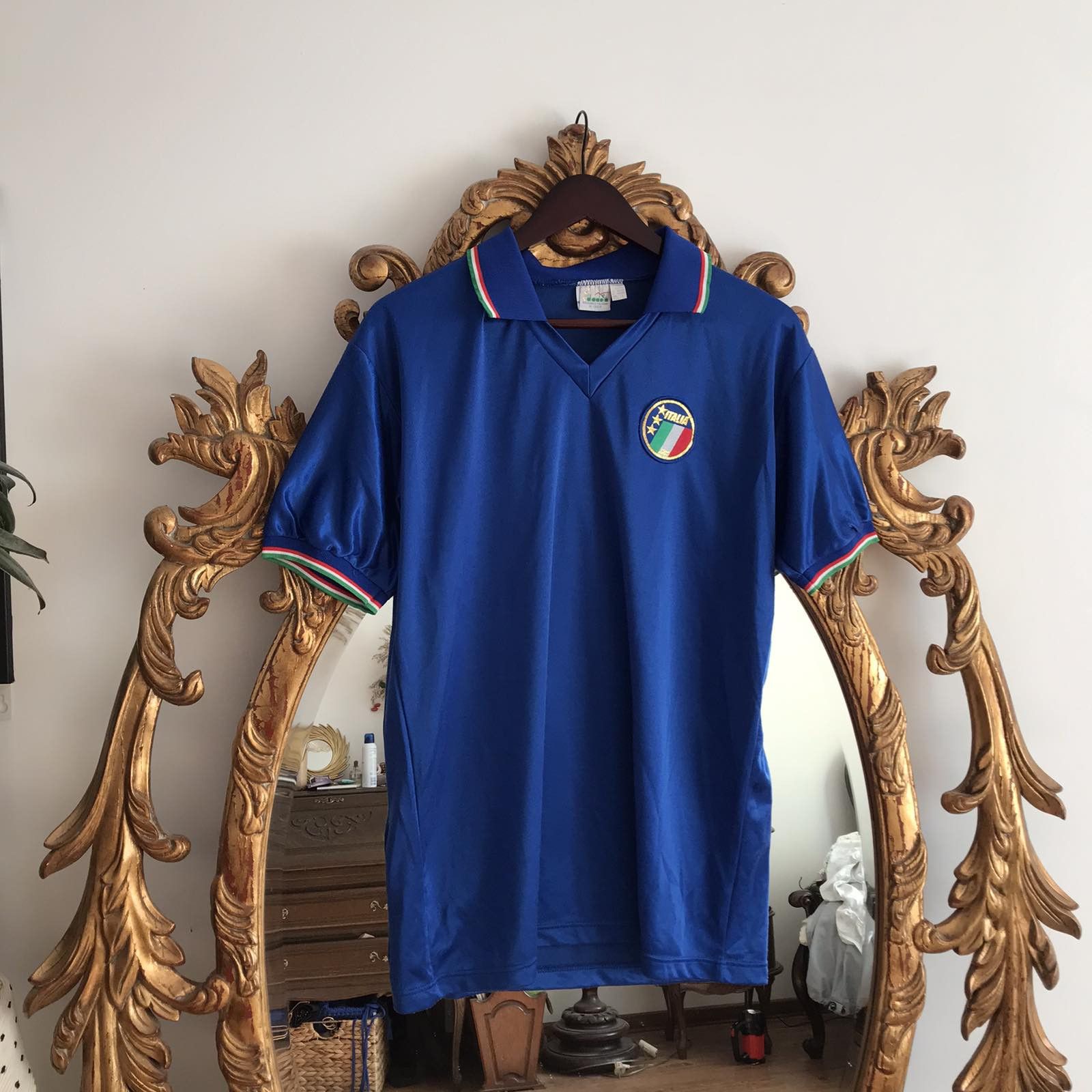 Diadora Vintage 1986 Diadora Italy soccer Football Jersey Sz L Size US L / EU 52-54 / 3 - 1 Thumbnail