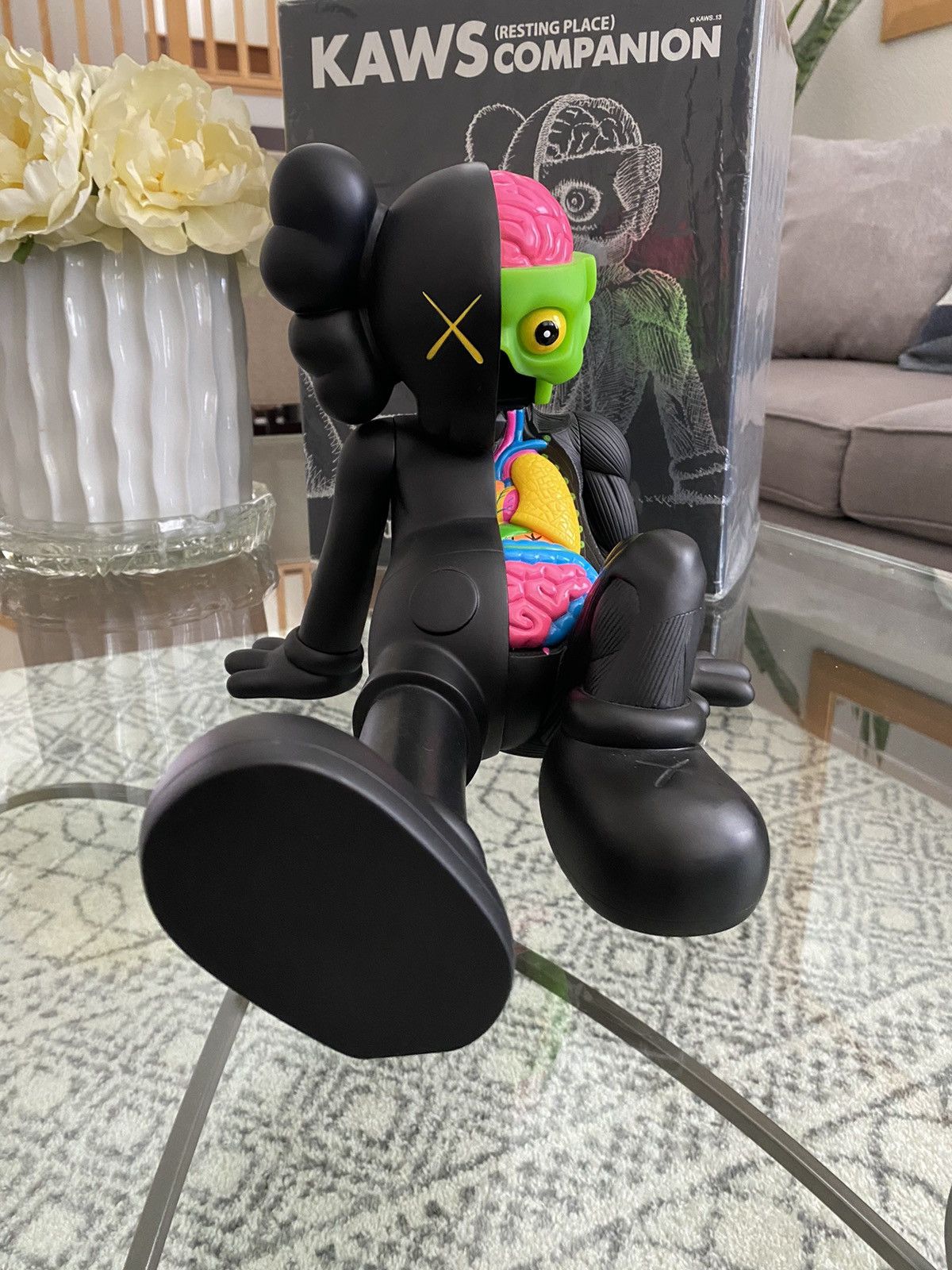 Kaws Resting Place Originalfake Dissected Companion Medicom