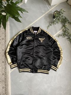 Chicago Bulls Jacket Gold