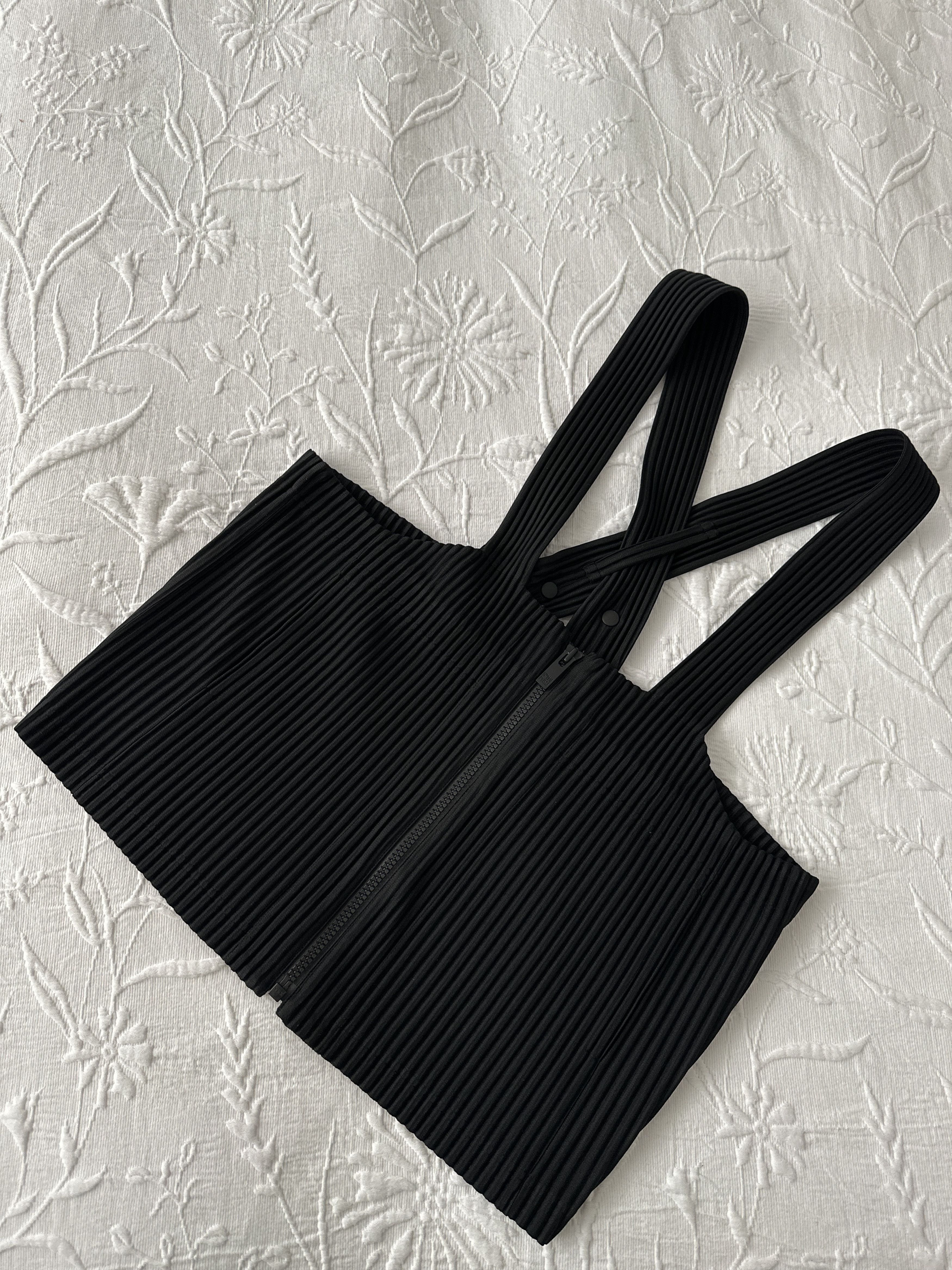 Homme Plisse Issey Miyake Zipped Suspender Vest | Grailed