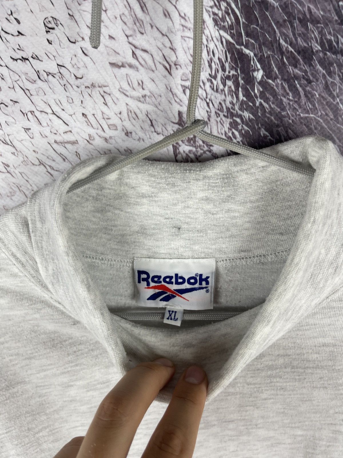 Reebok Reebok vintage 90s turtleneck long sleeve tee shirt logo Size US XL / EU 56 / 4 - 7 Thumbnail
