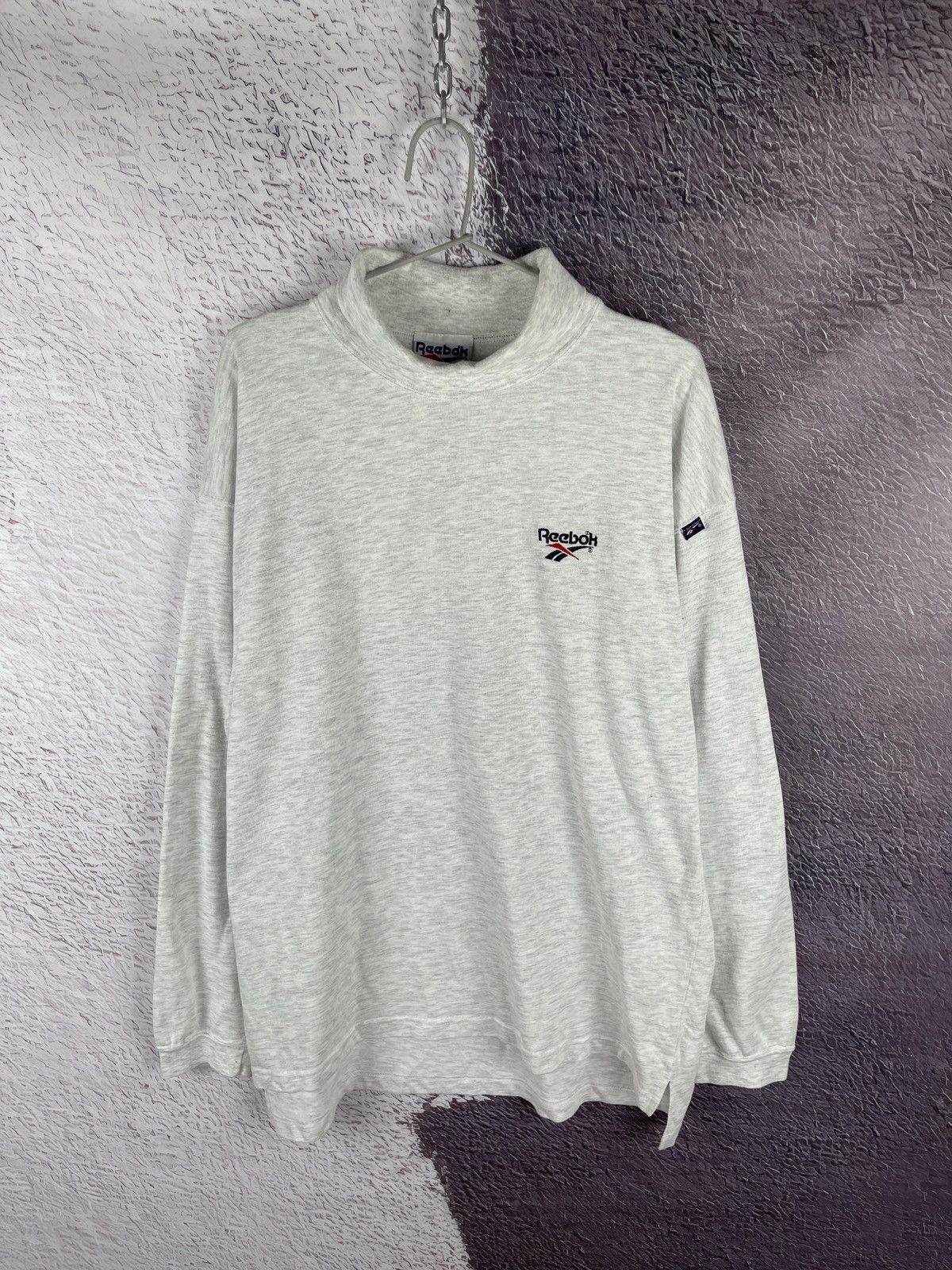 Reebok Reebok vintage 90s turtleneck long sleeve tee shirt logo Size US XL / EU 56 / 4 - 1 Thumbnail