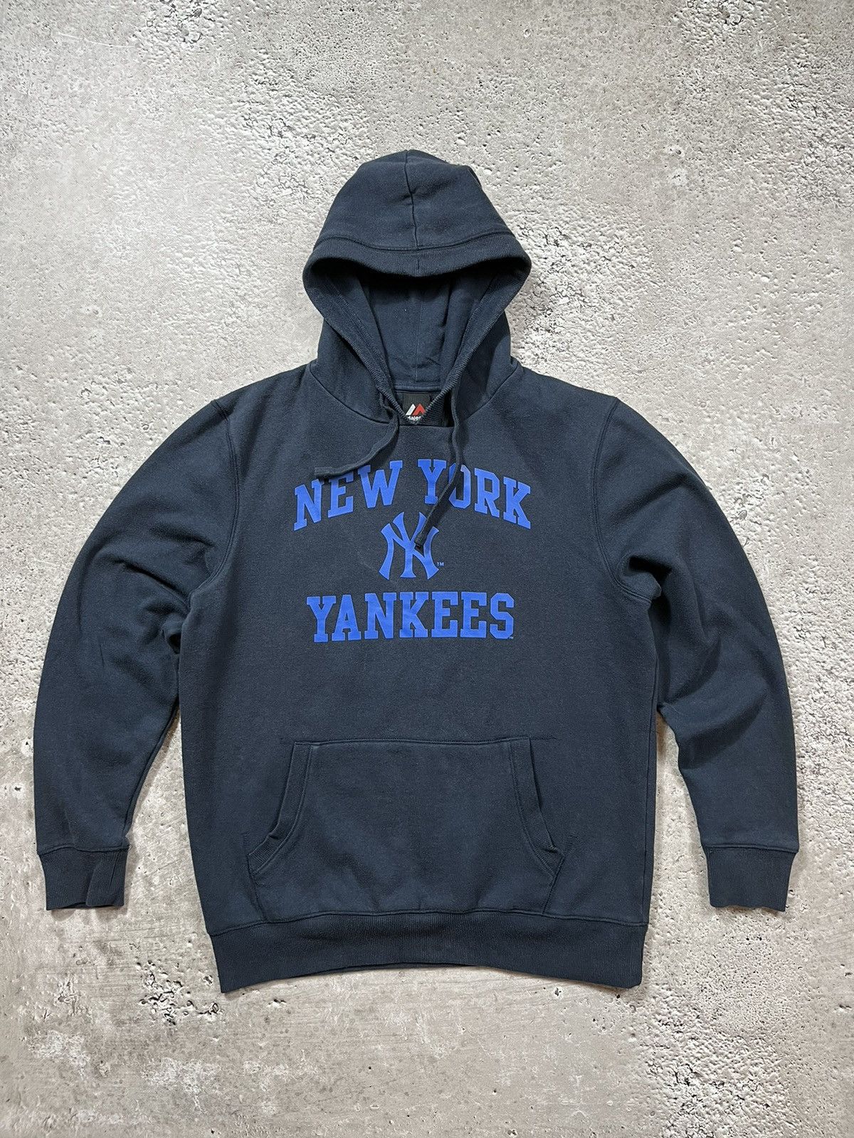 VTG~RETRO~NEW YORK YANKEES Full Zip Hoodie~RARE~MITCHELL & NESS~XL