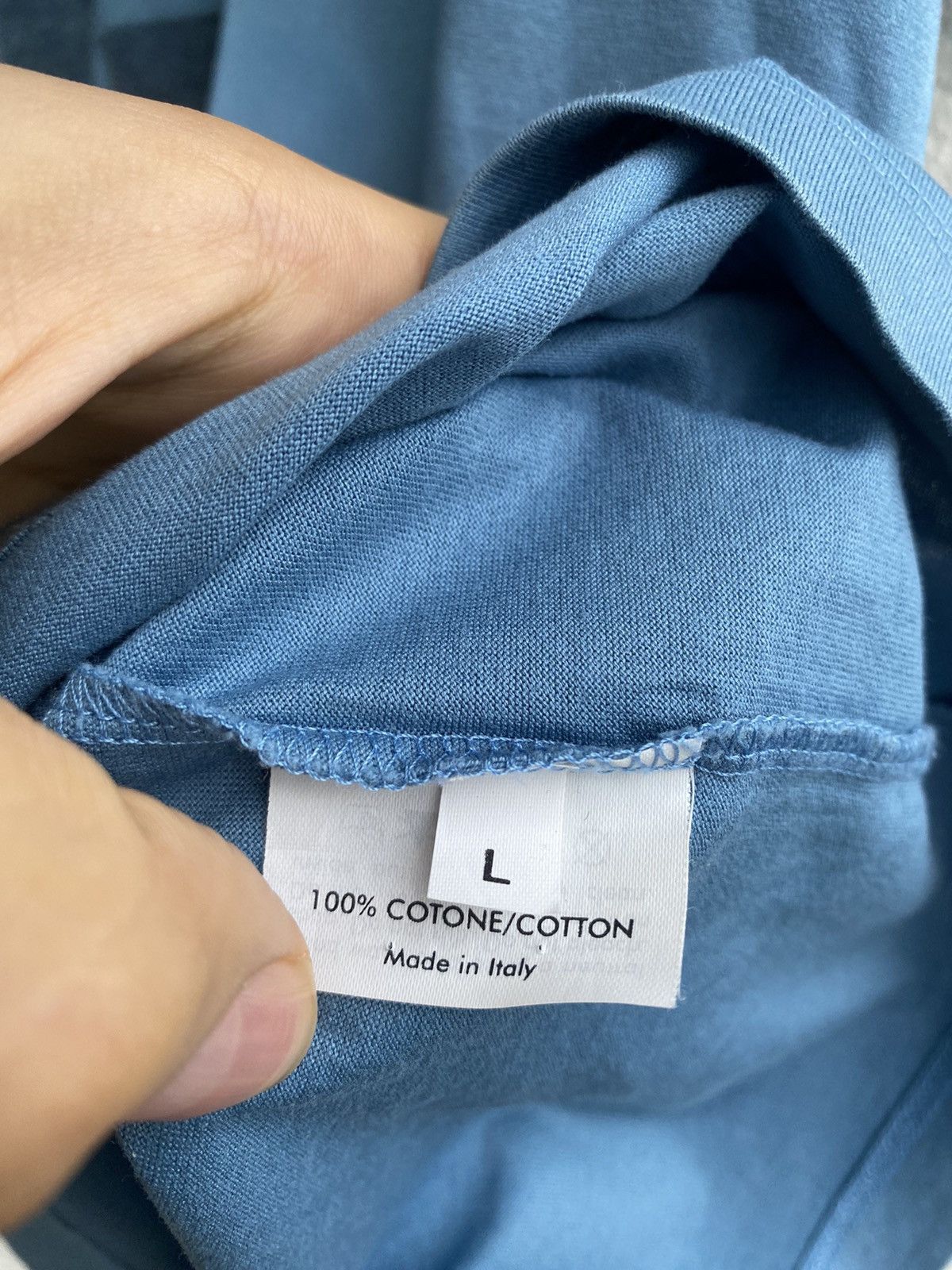 Yves Saint Laurent OG YSL T-shirt Italy Blue Size US M / EU 48-50 / 2 - 6 Thumbnail