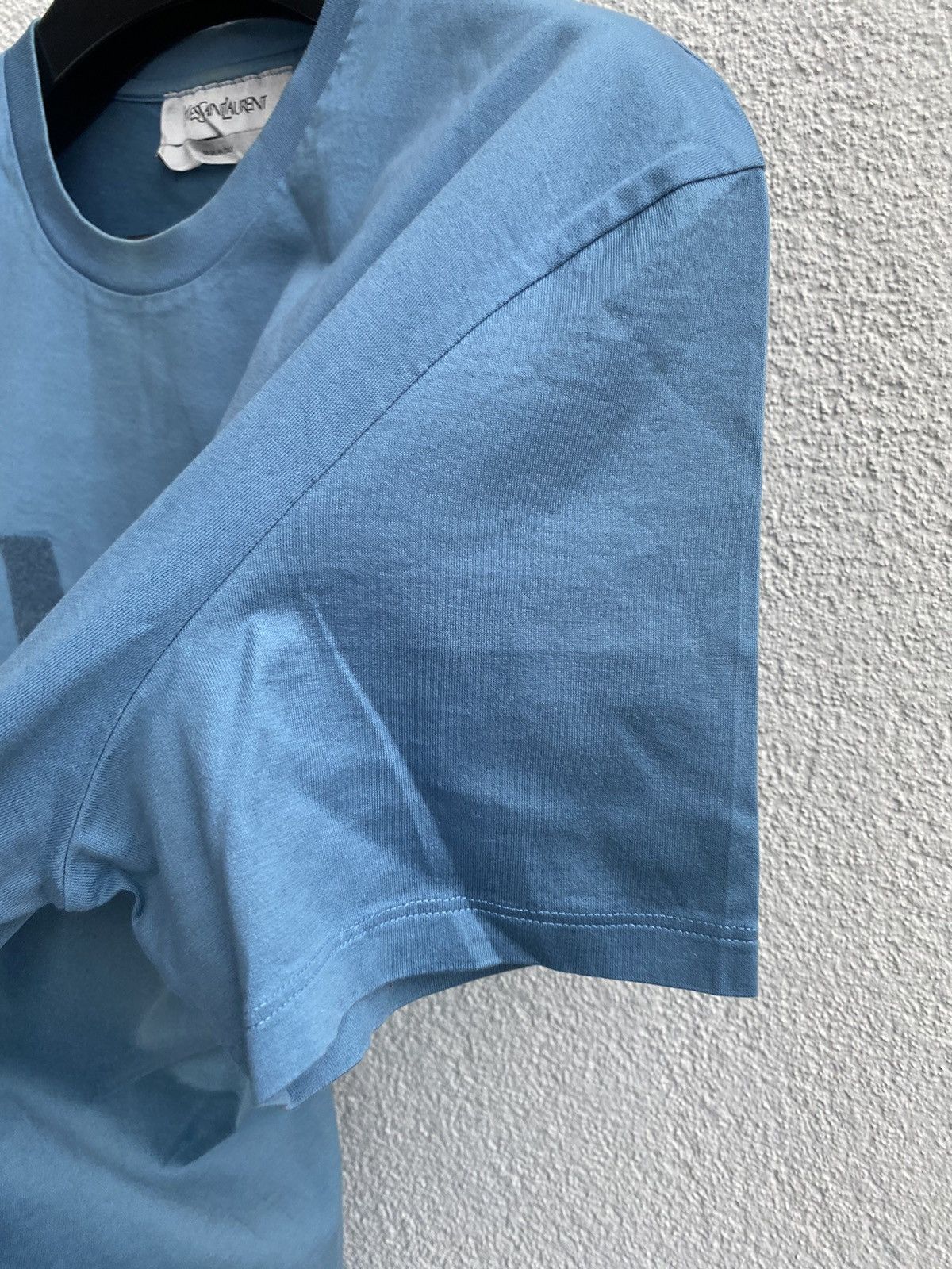 Yves Saint Laurent OG YSL T-shirt Italy Blue Size US M / EU 48-50 / 2 - 12 Thumbnail