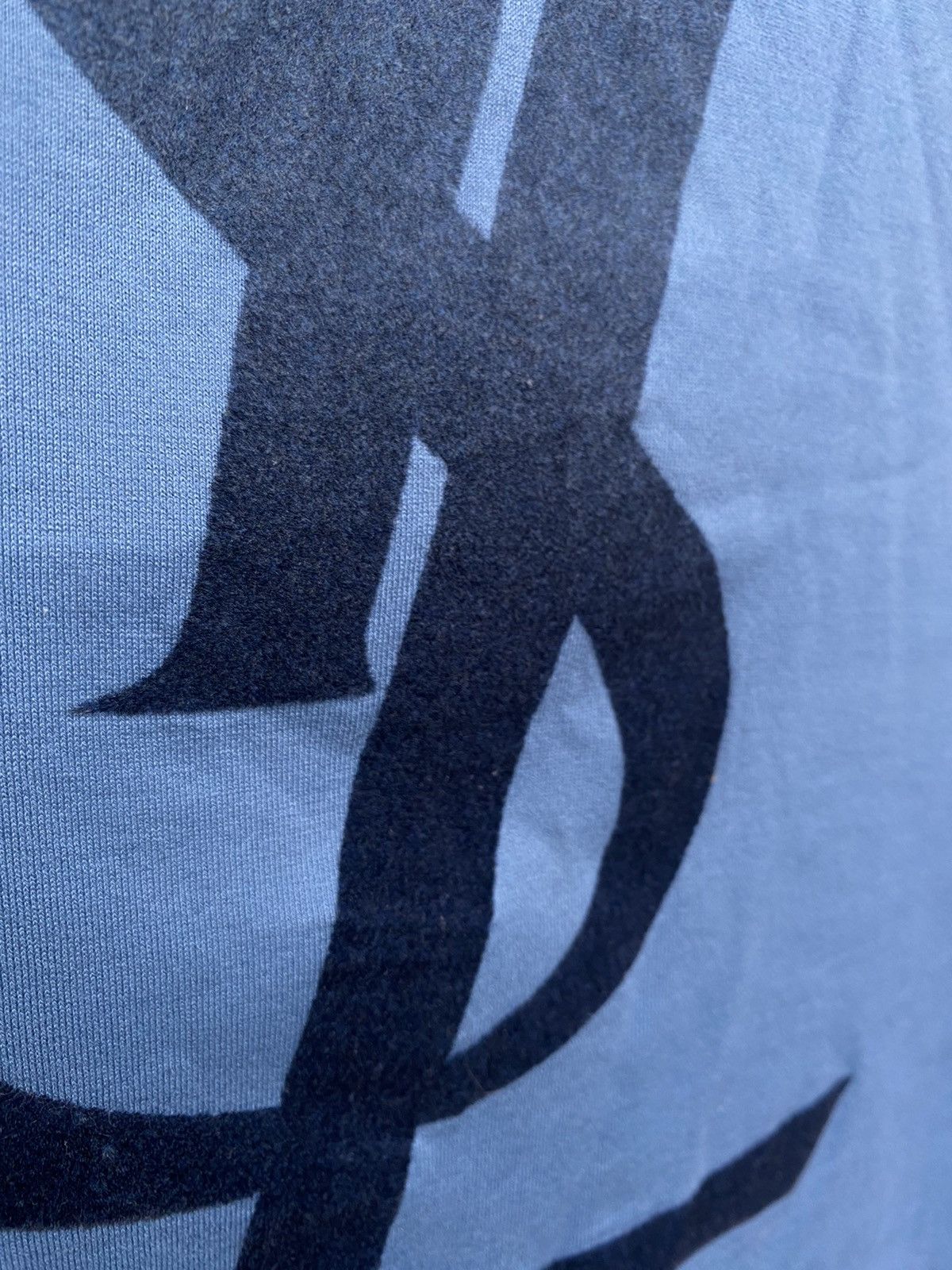 Yves Saint Laurent OG YSL T-shirt Italy Blue Size US M / EU 48-50 / 2 - 15 Thumbnail