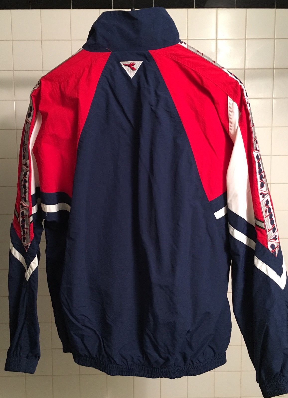 Diadora NEW Navy/Red/White Track Jacket Size US M / EU 48-50 / 2 - 2 Thumbnail