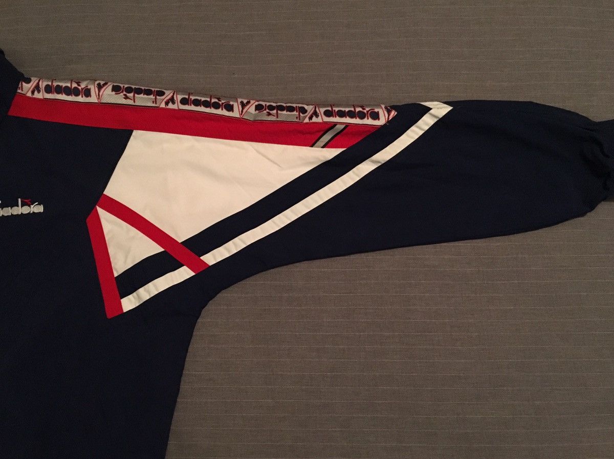 Diadora NEW Navy/Red/White Track Jacket Size US M / EU 48-50 / 2 - 5 Thumbnail