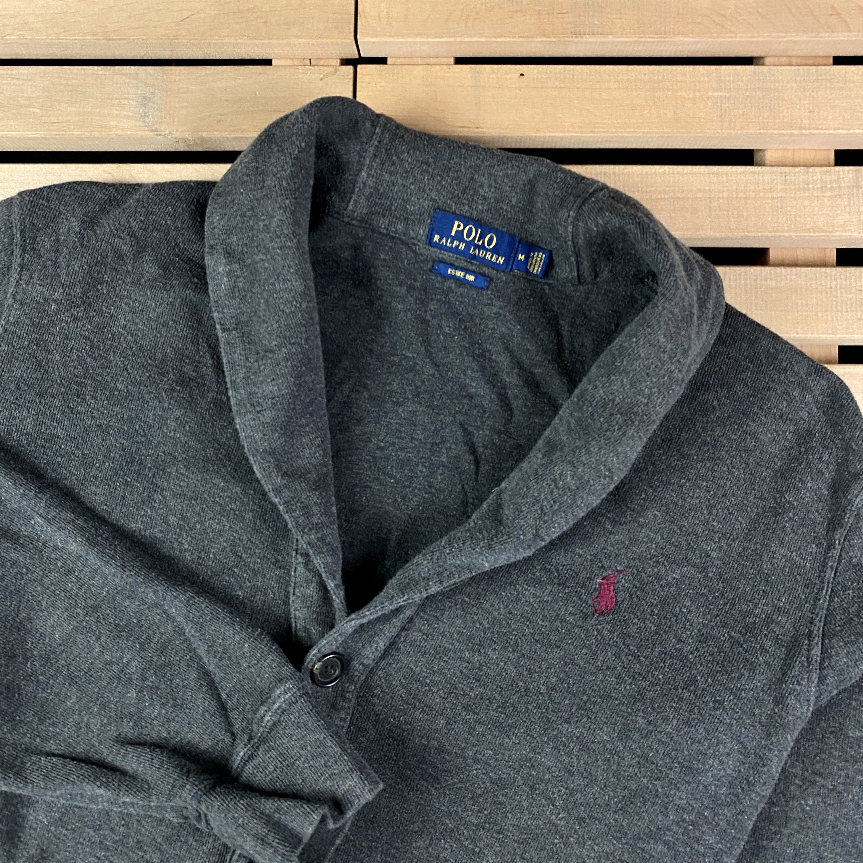 Polo Ralph Lauren × Ralph Lauren Mens Cardigan Sweater Polo Ralph Lauren Size M Cotton Size US M / EU 48-50 / 2 - 2 Thumbnail