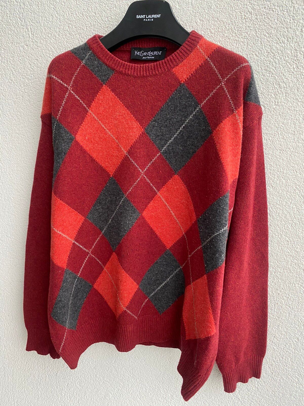 Vintage 🇮🇹italy 90’s YSL Sweater Wool Knit Soft Size US L / EU 52-54 / 3 - 11 Preview