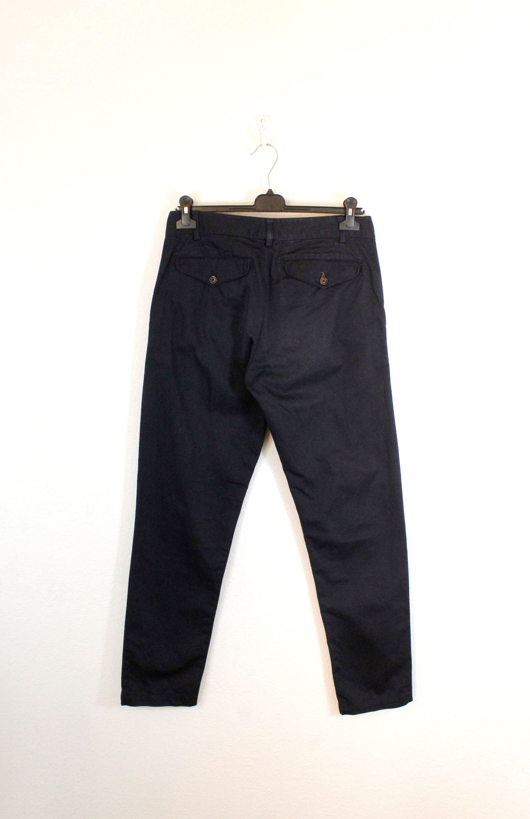 Universal Works Universal Works Navy Washed Work Chino Pants Trousers Size US 30 / EU 46 - 4 Thumbnail