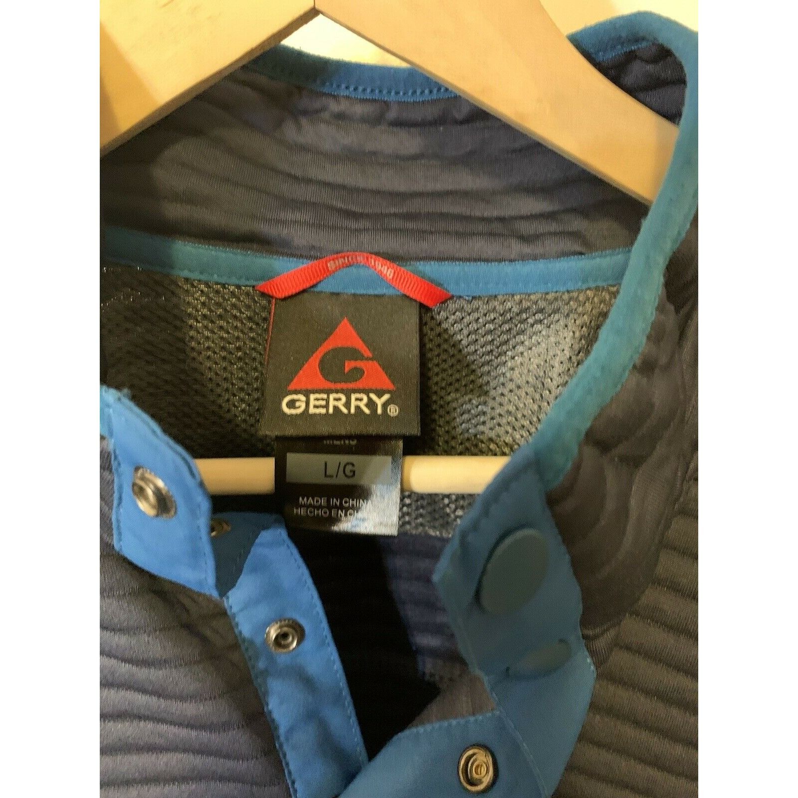 Other Gerry 1/4 Snap Lightweight Pullover Jacket Men’s Sz L Gray B Size US L / EU 52-54 / 3 - 1 Thumbnail