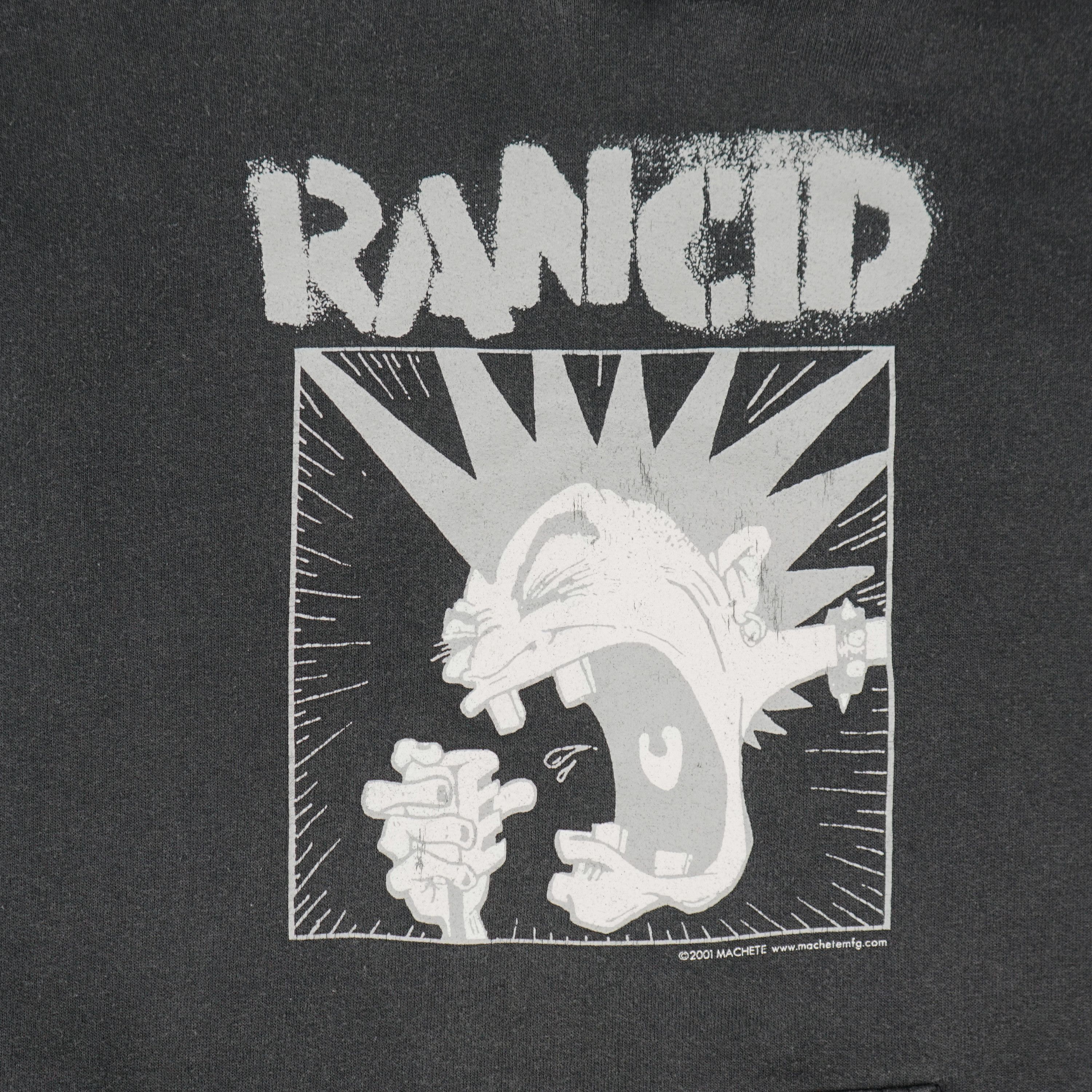 Band Tees × Vintage 2001 RANCID punk rock hoodie Size US M / EU 48-50 / 2 - 2 Thumbnail