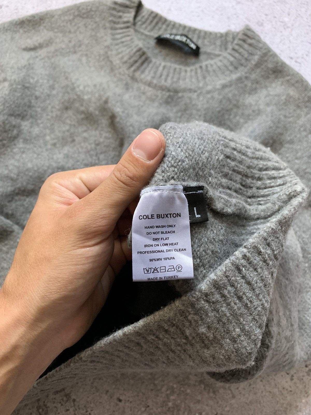 Cole Buxton Cole Buxton Heavy Knit Sweater Size US L / EU 52-54 / 3 - 5 Thumbnail