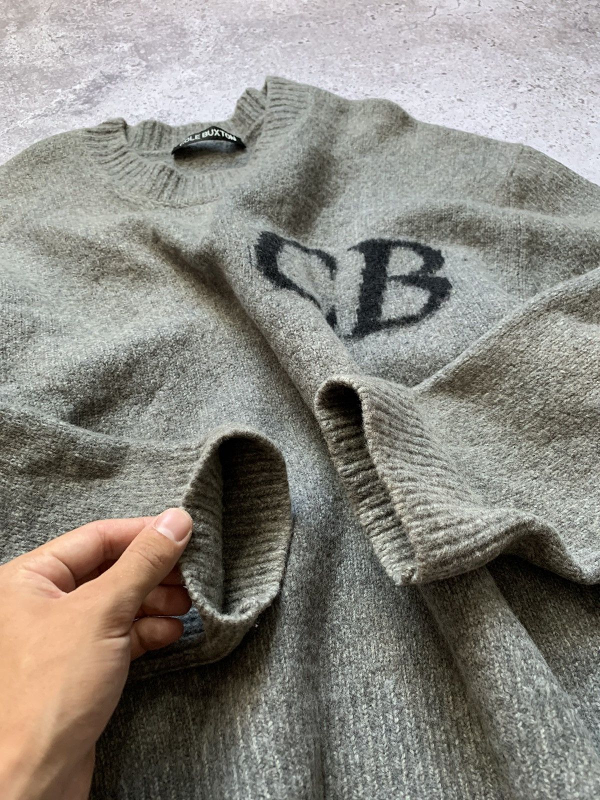 Cole Buxton Cole Buxton Heavy Knit Sweater Size US L / EU 52-54 / 3 - 4 Thumbnail