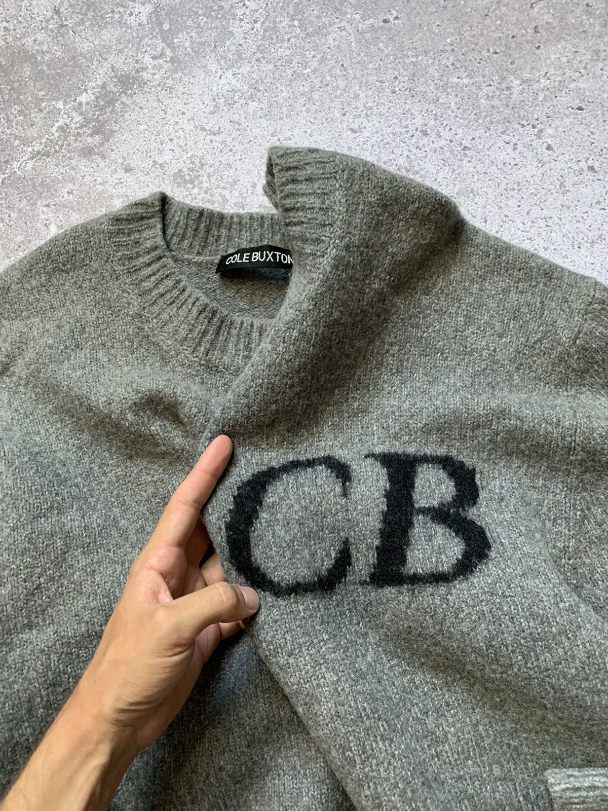Cole Buxton Cole Buxton Heavy Knit Sweater Size US L / EU 52-54 / 3 - 3 Thumbnail