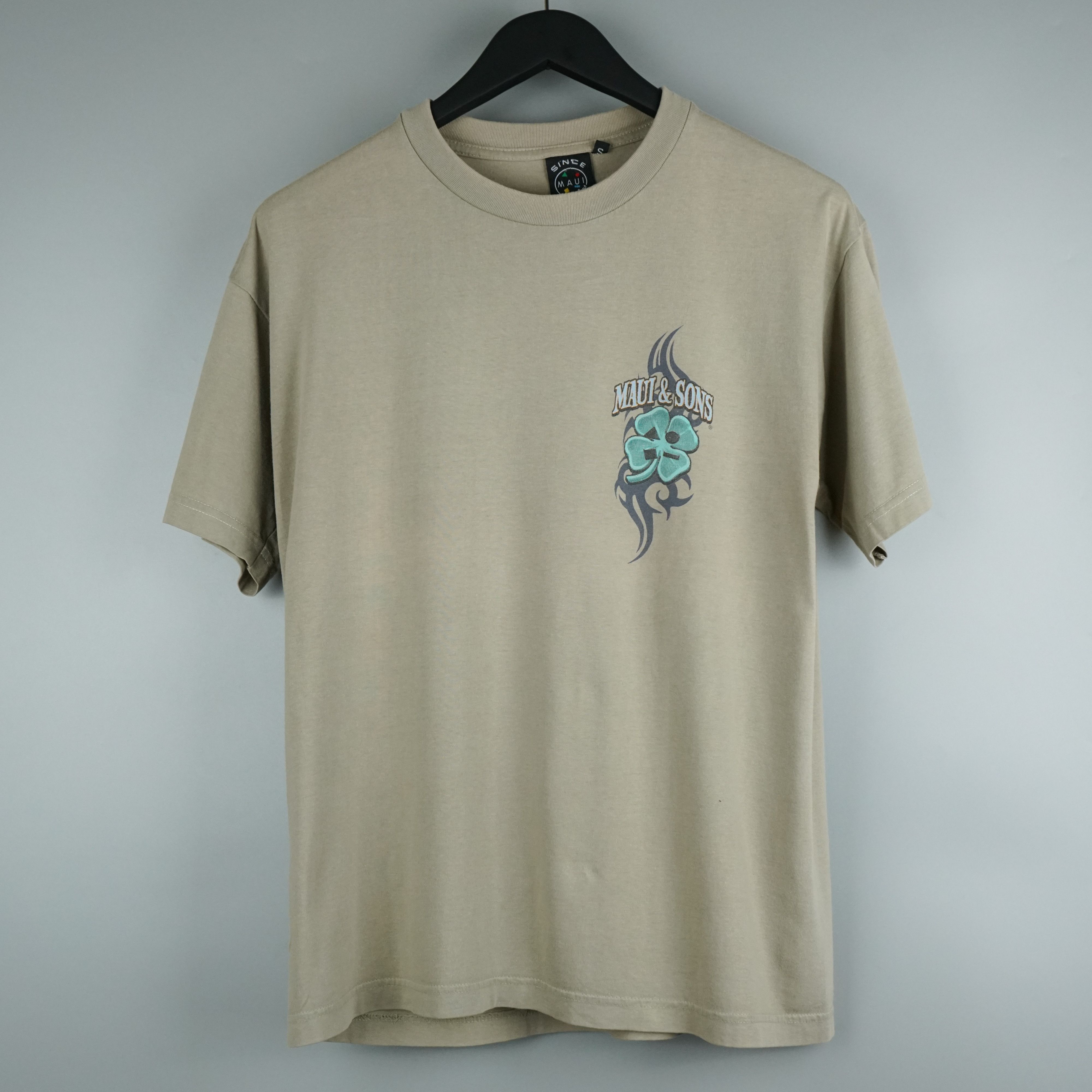 Maui and Sons × Vintage 1990s Hawaiian Skater t-shirt Size US L / EU 52-54 / 3 - 3 Thumbnail