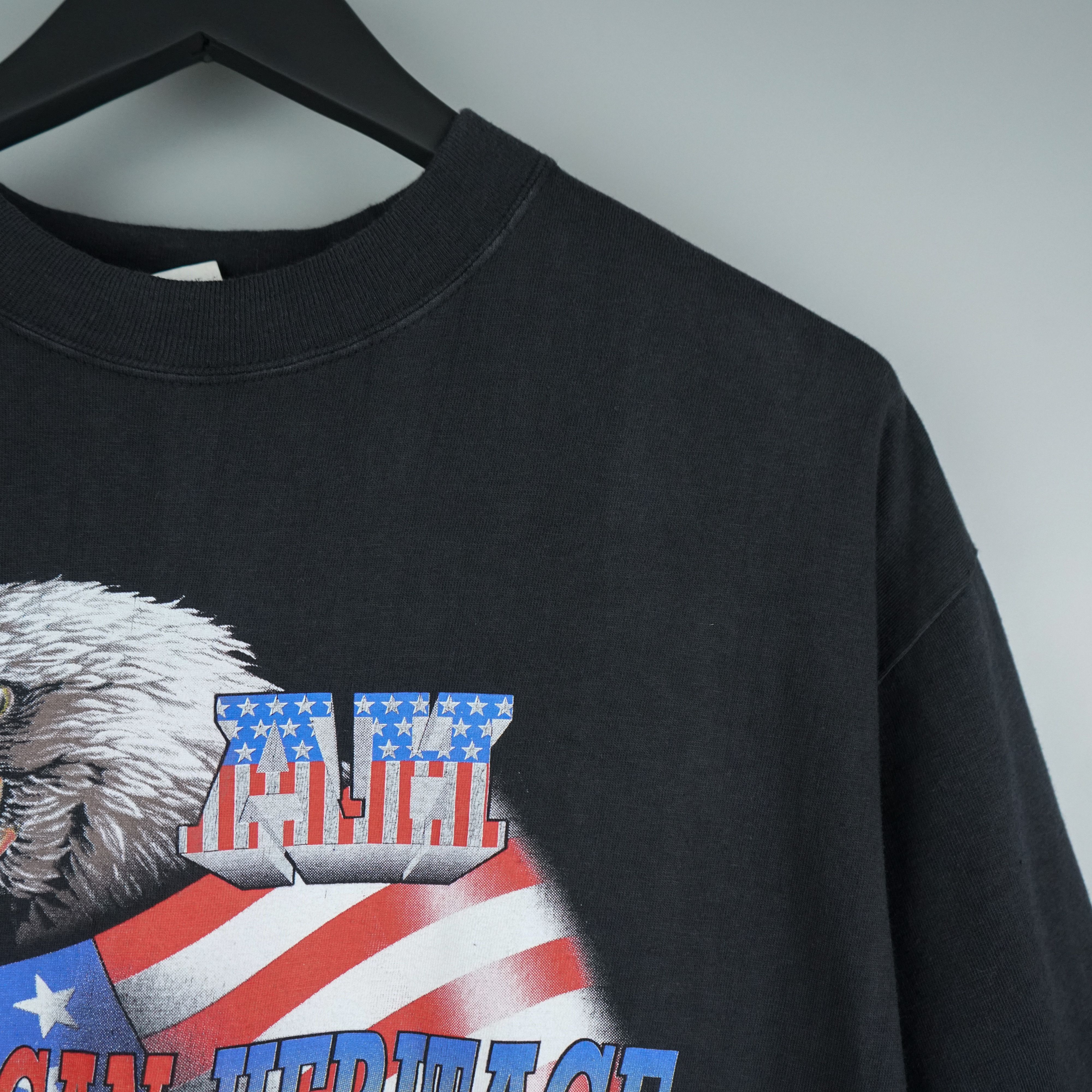 Harley Davidson × Vintage 1990s American Heritage t-shirt Eagle Size US L / EU 52-54 / 3 - 4 Thumbnail