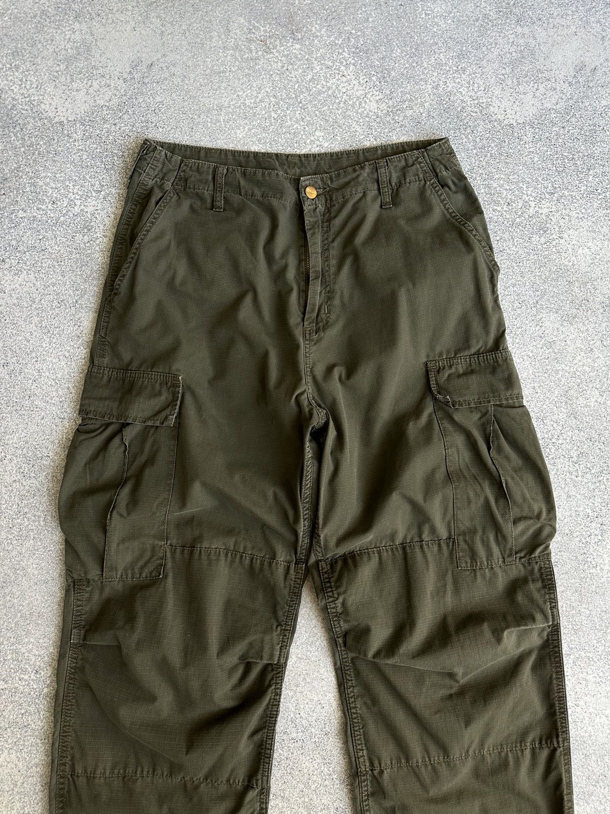 Carhartt Vintage Carhartt Khaki Cargo Pants Size US 33 - 3 Thumbnail