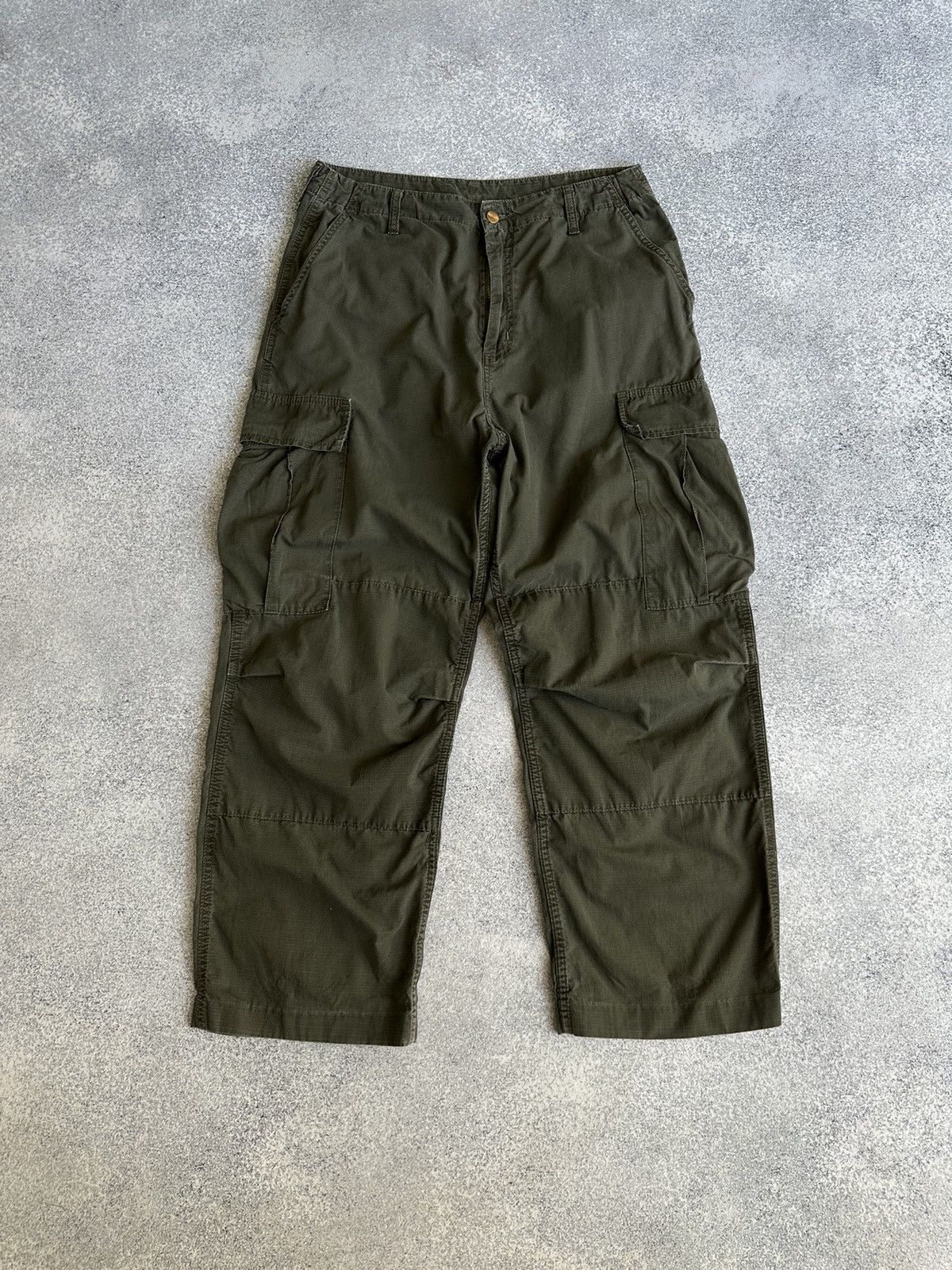 Carhartt Vintage Carhartt Khaki Cargo Pants Size US 33 - 2 Thumbnail