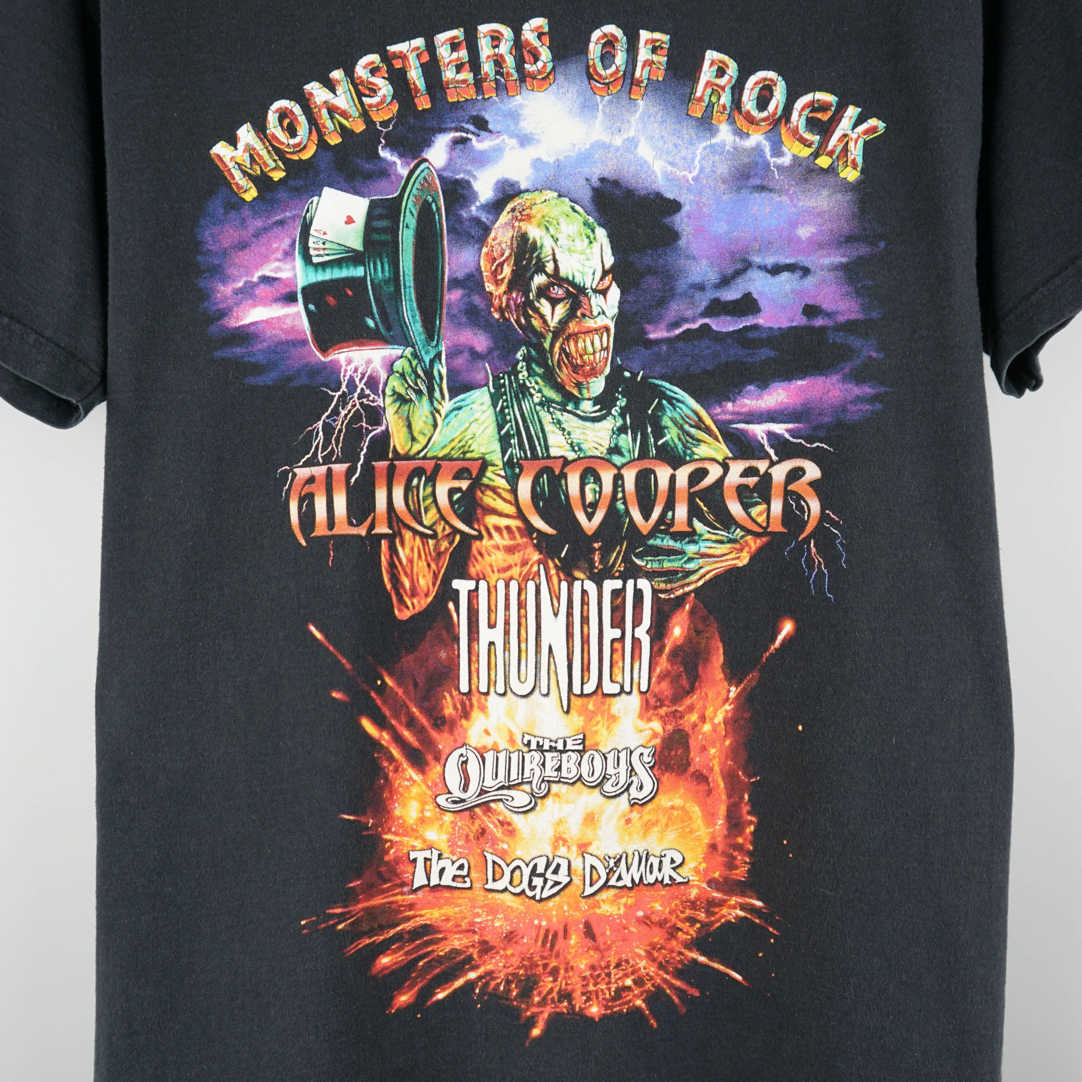 Band Tees × Vintage vintage 2002 Monsters Of Rock T-Shirt Alice Cooper Size US M / EU 48-50 / 2 - 2 Thumbnail