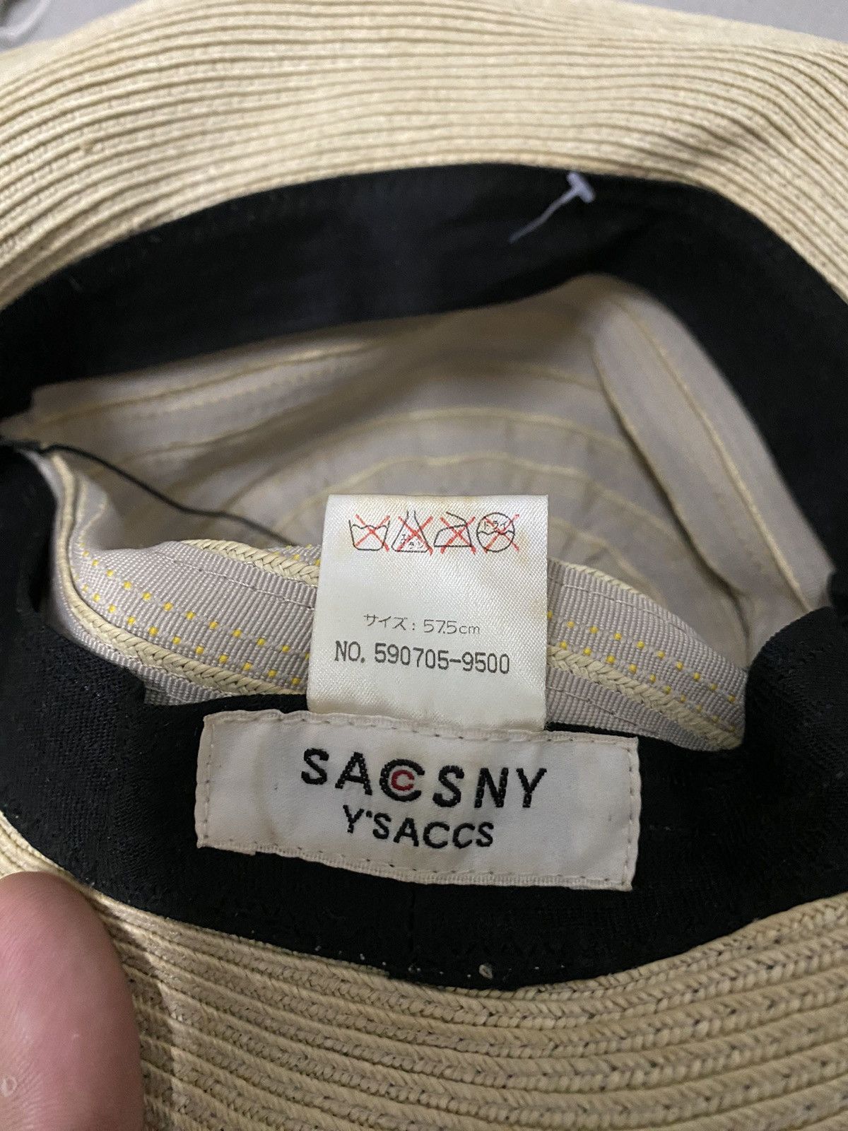Japanese Brand × Vintage × Yohji Yamamoto Vintage Y’saccs Sacsny Yohji Yamamoto Bucket Hat Size ONE SIZE - 7 Thumbnail