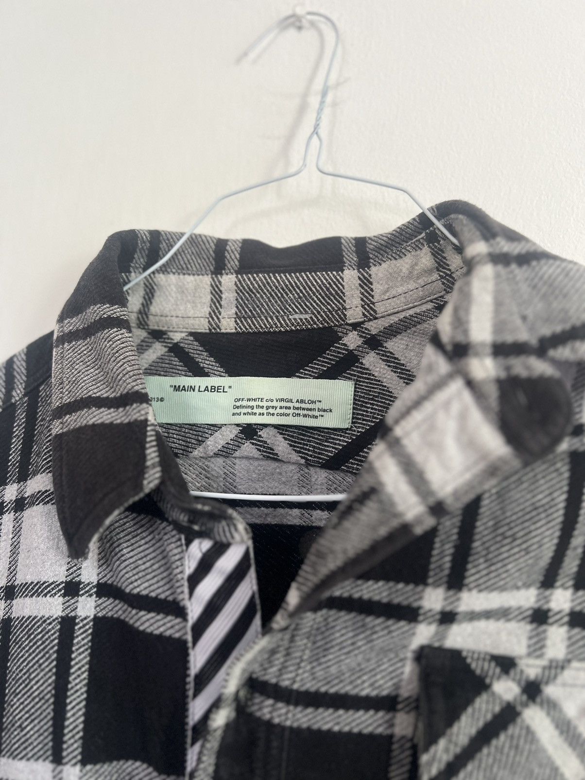 Off-White Off white check flannel Size US M / EU 48-50 / 2 - 8 Thumbnail