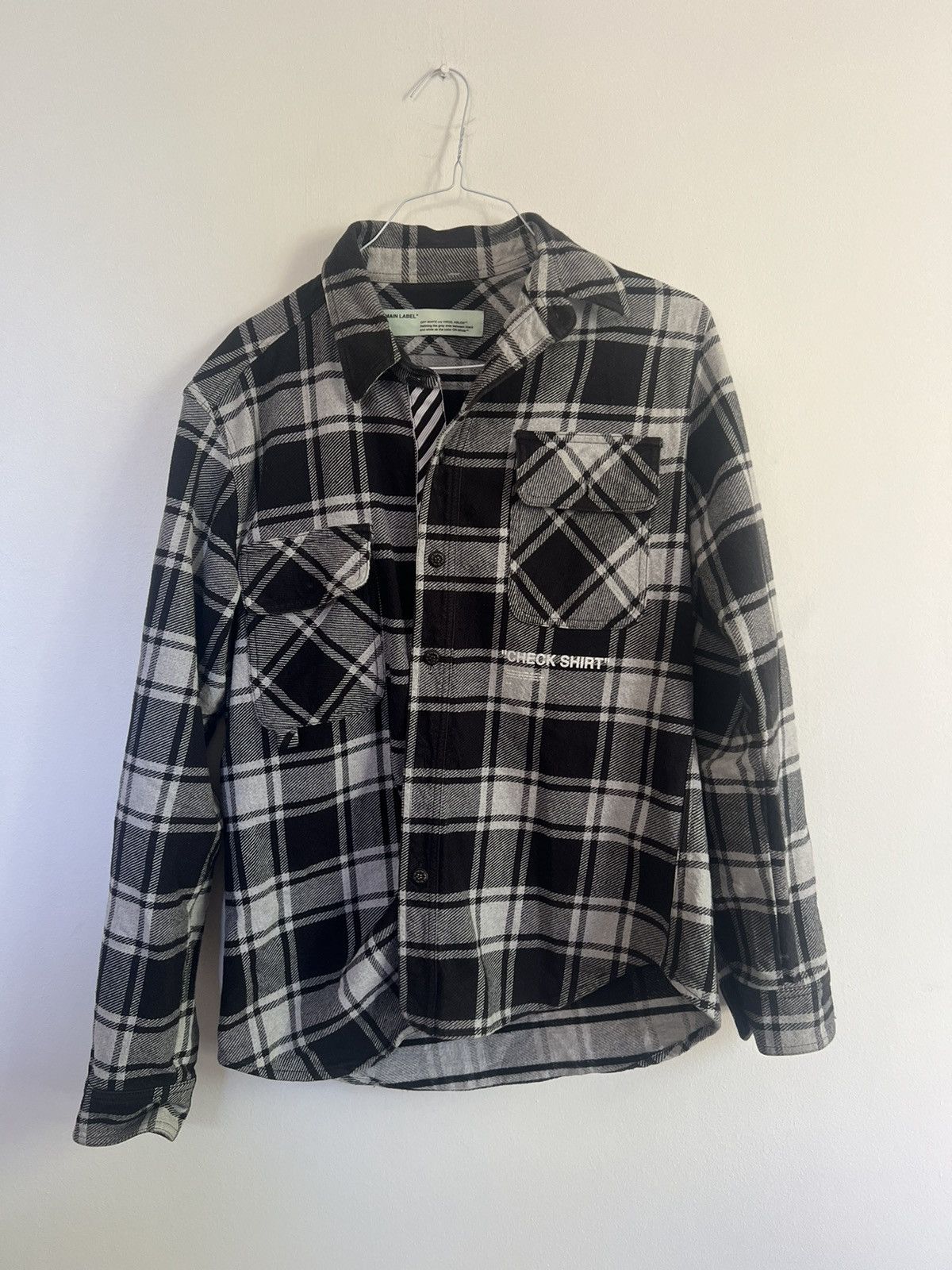Off-White Off white check flannel Size US M / EU 48-50 / 2 - 3 Thumbnail
