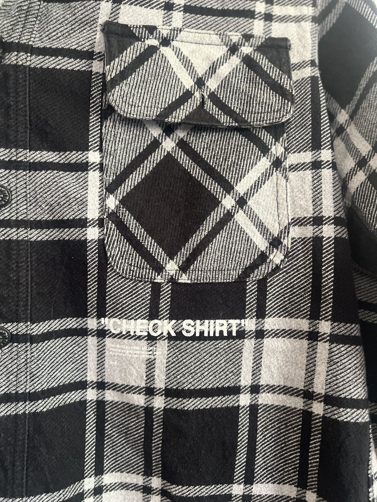 Off-White Off white check flannel Size US M / EU 48-50 / 2 - 5 Thumbnail