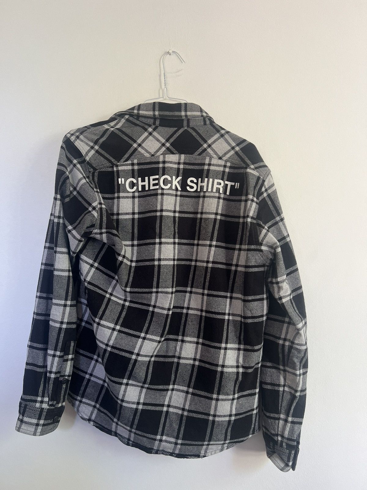 Off-White Off white check flannel Size US M / EU 48-50 / 2 - 2 Thumbnail