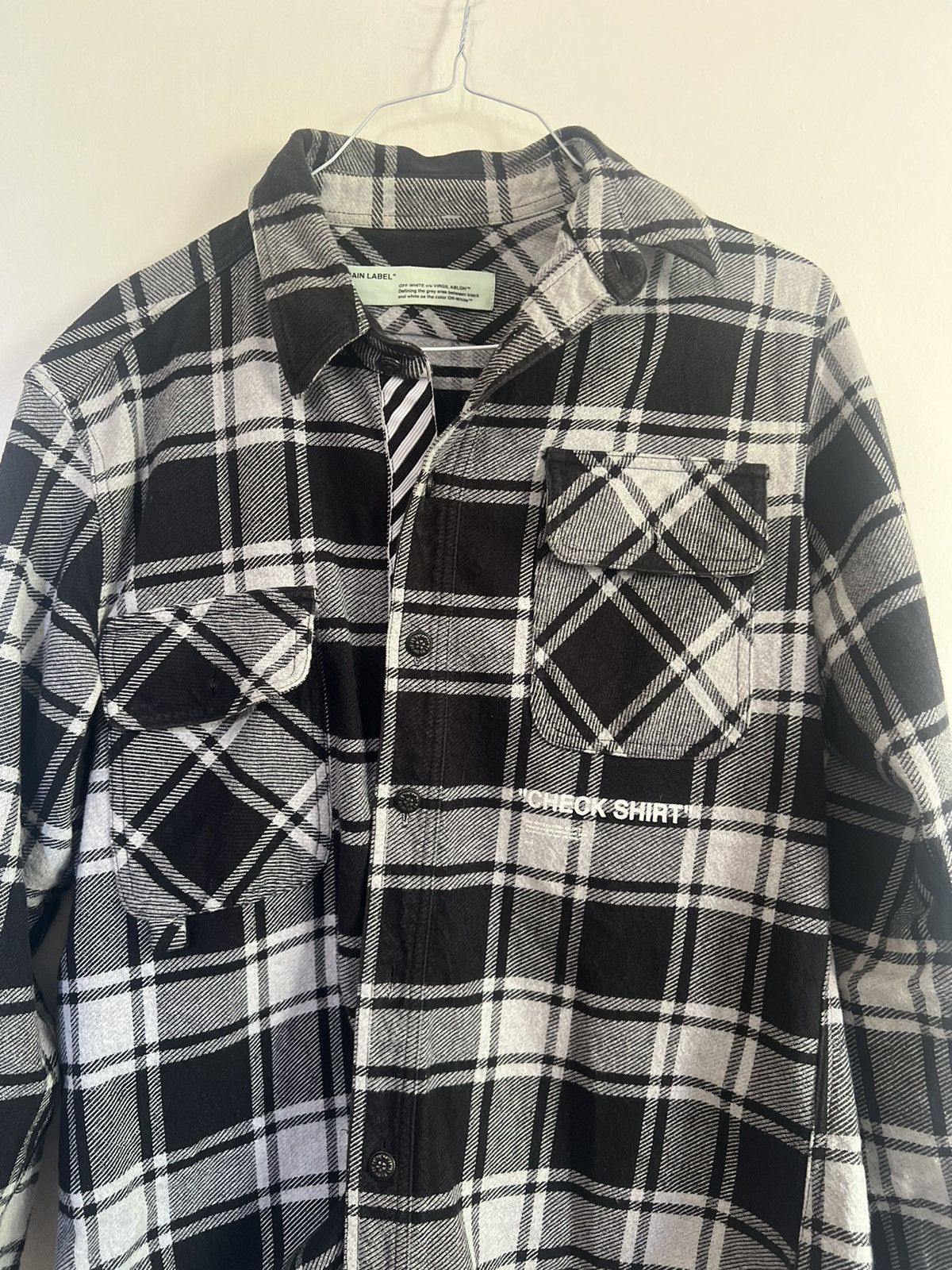 Off-White Off white check flannel Size US M / EU 48-50 / 2 - 4 Thumbnail