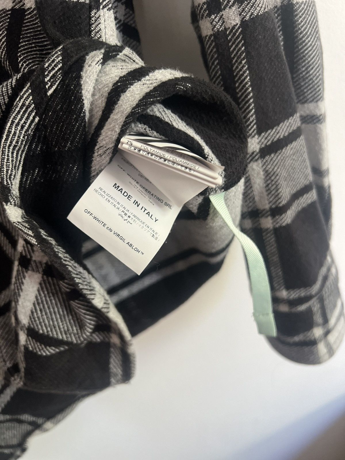 Off-White Off white check flannel Size US M / EU 48-50 / 2 - 12 Thumbnail