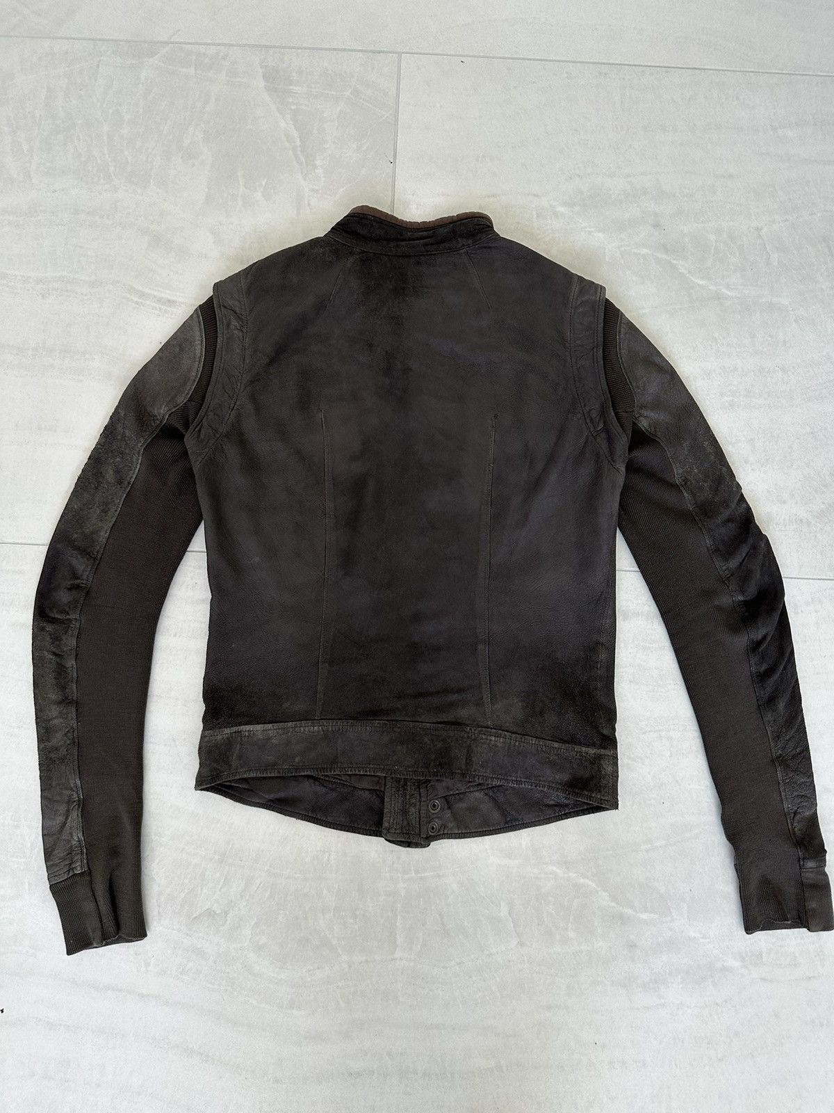 Rick Owens RICK OWENS ARCHIVE SS08 CREATCH BLISTERED LAMB PILOT JACKET Size US M / EU 48-50 / 2 - 3 Thumbnail