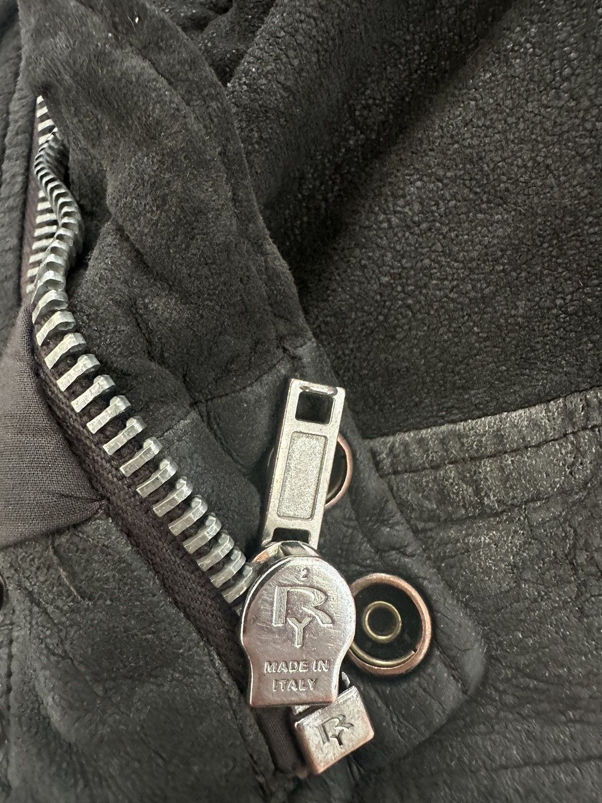 Rick Owens RICK OWENS ARCHIVE SS08 CREATCH BLISTERED LAMB PILOT JACKET Size US M / EU 48-50 / 2 - 8 Thumbnail