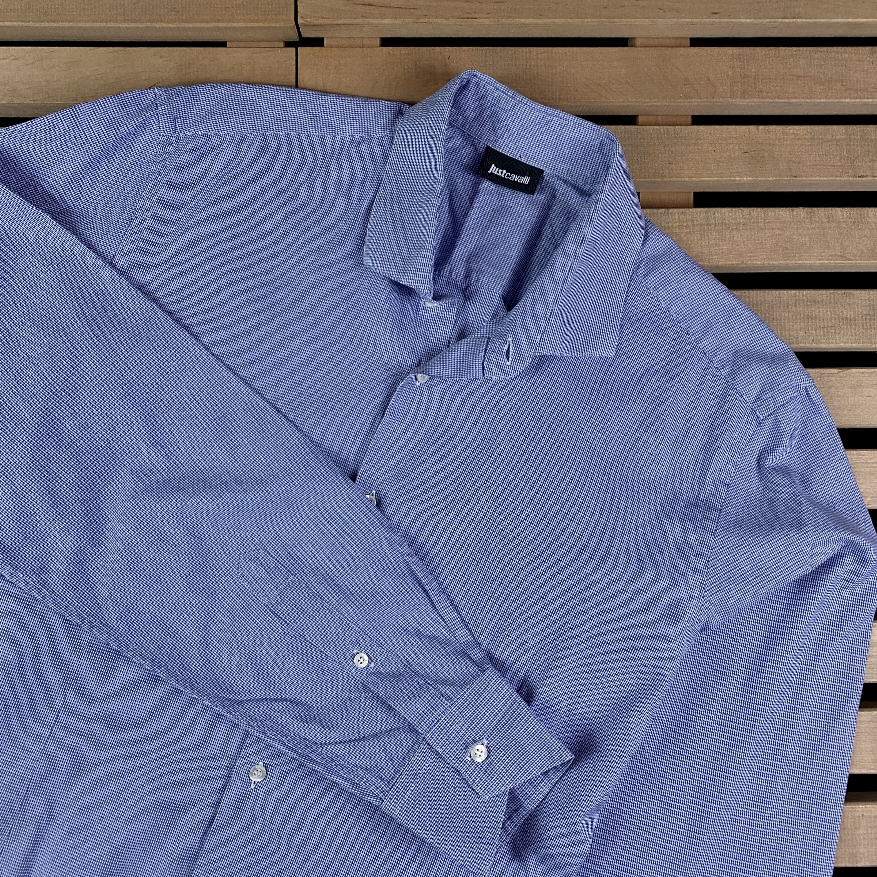 Just Cavalli Mens Long Sleeve Shirts Just Cavalli Size 43/17 Size US L / EU 52-54 / 3 - 2 Thumbnail
