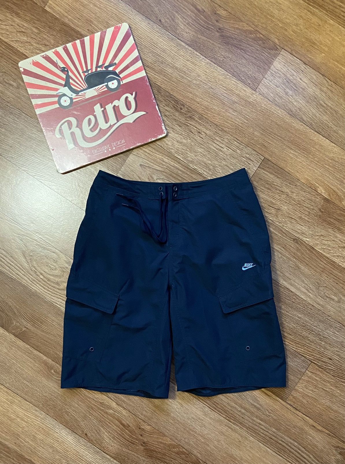 Nike Nike Swimming Beach Big Logo Printed Shorts Size US 32 / EU 48 - 2 Thumbnail