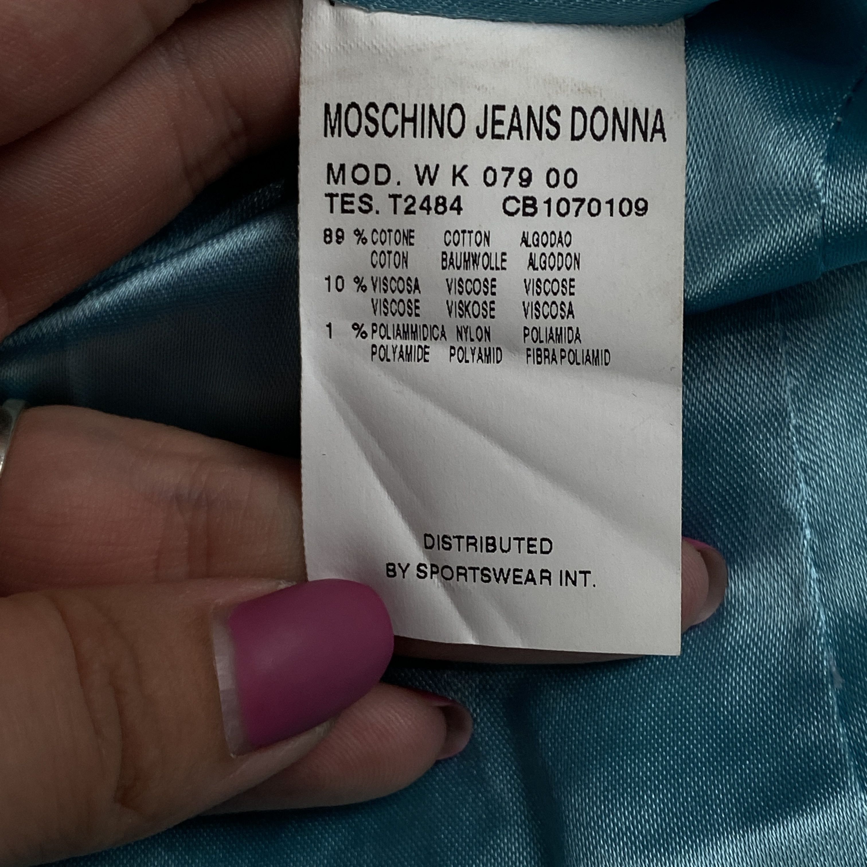 Moschino Womens Trench Coat Jacket Moschino Jeans Size UK 14 US 10 Size L / US 10 / IT 46 - 9 Thumbnail