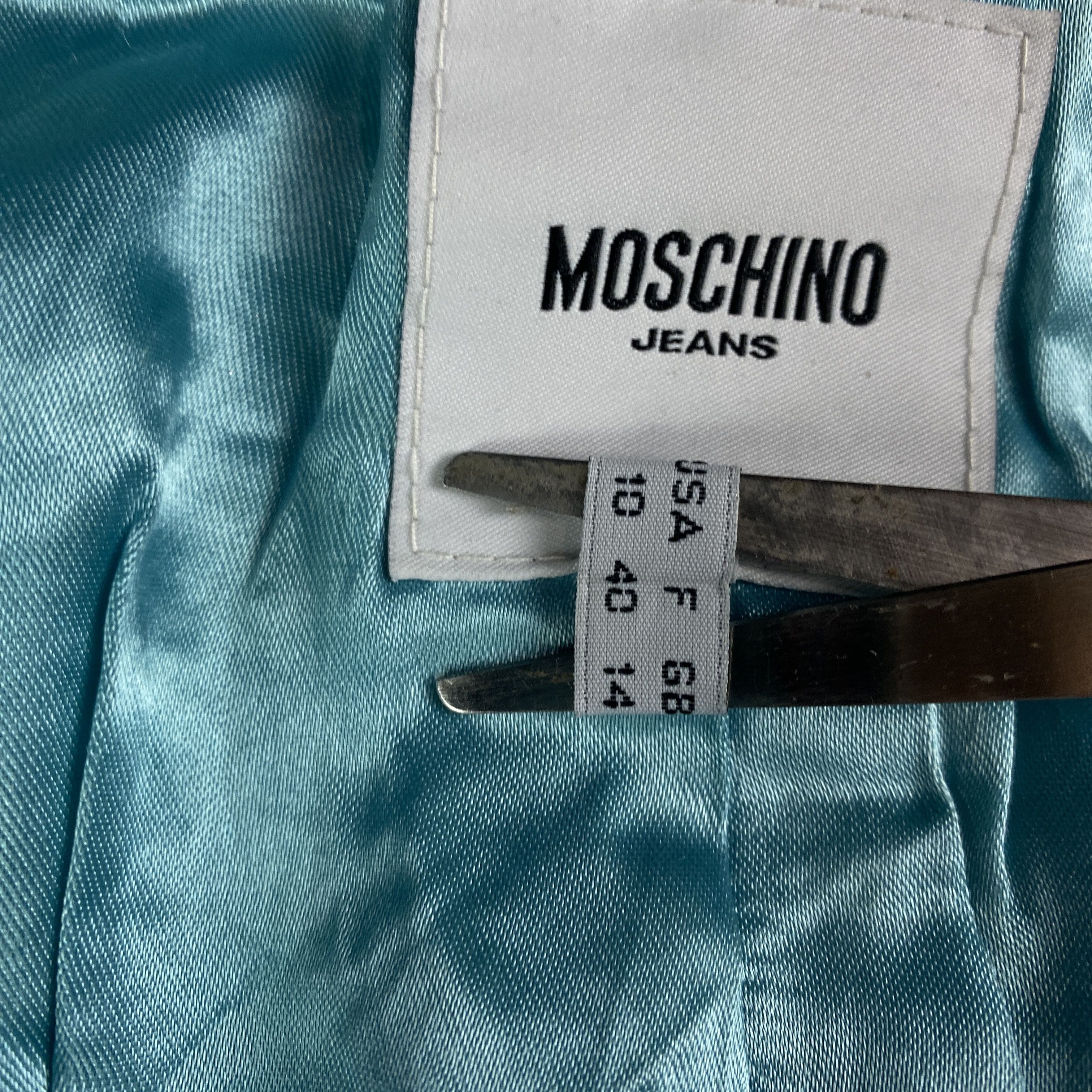 Moschino Womens Trench Coat Jacket Moschino Jeans Size UK 14 US 10 Size L / US 10 / IT 46 - 6 Thumbnail