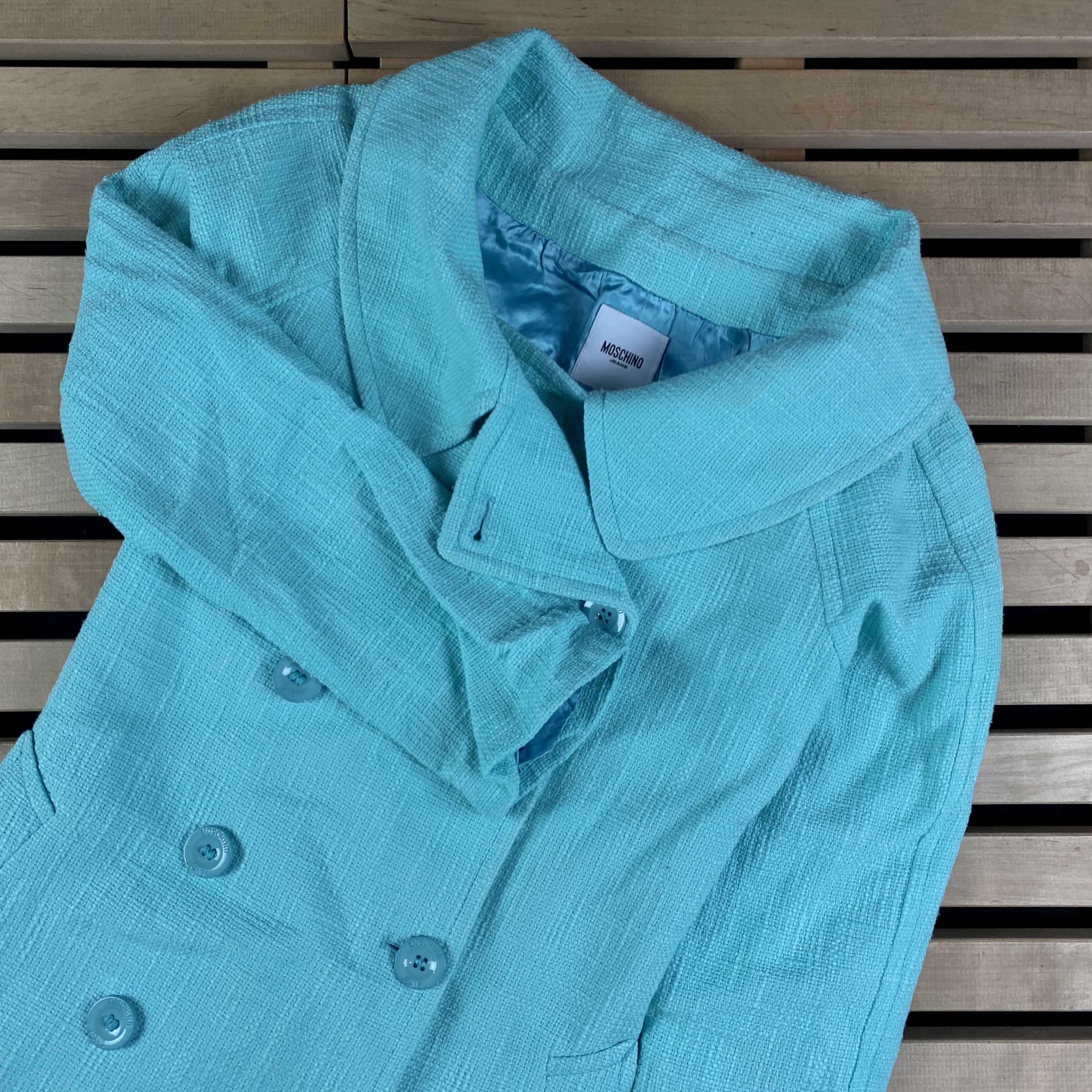 Moschino Womens Trench Coat Jacket Moschino Jeans Size UK 14 US 10 Size L / US 10 / IT 46 - 2 Thumbnail