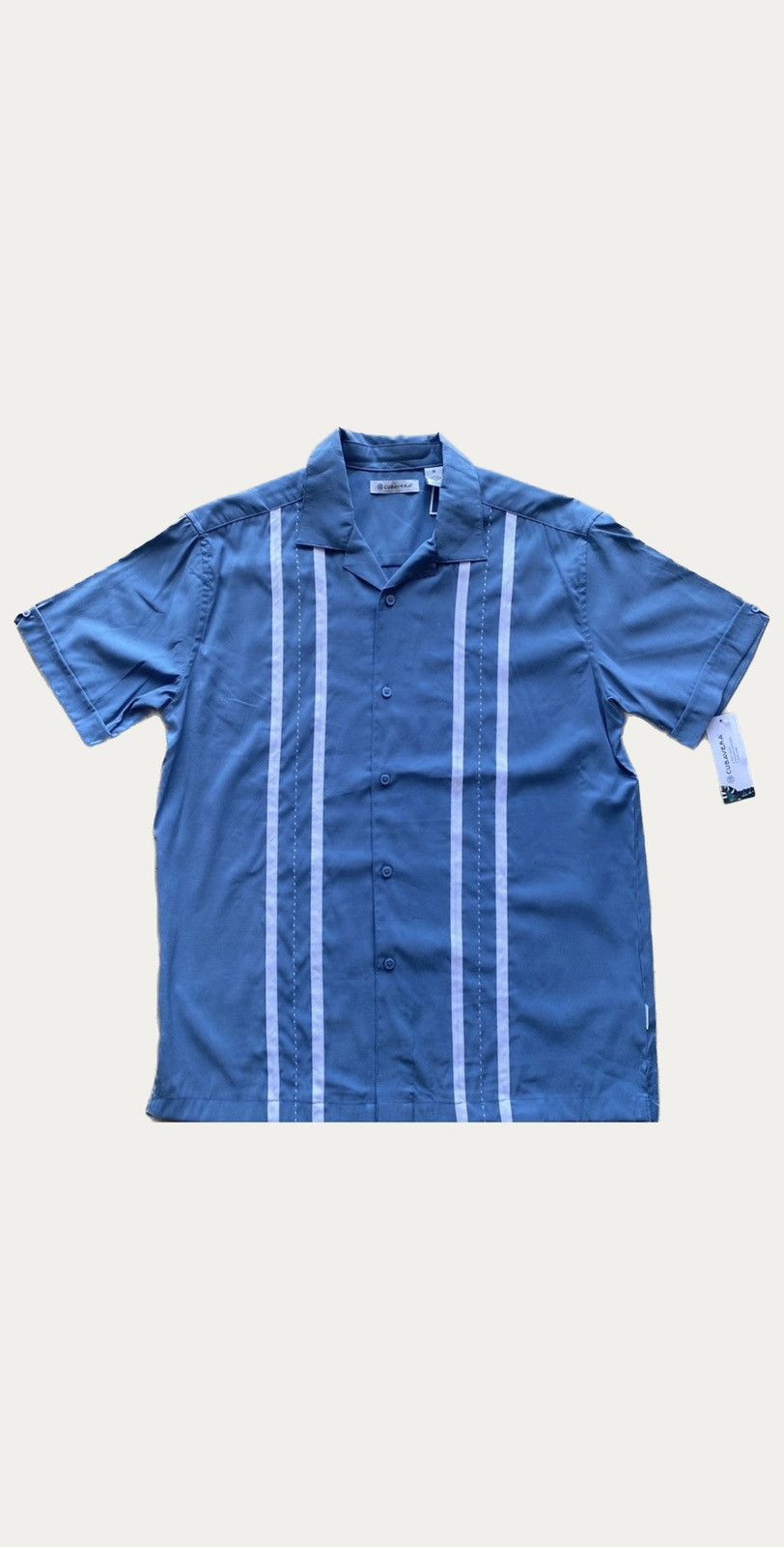 Cubavera Blue Cubavera Camp Collar Shirt | Grailed