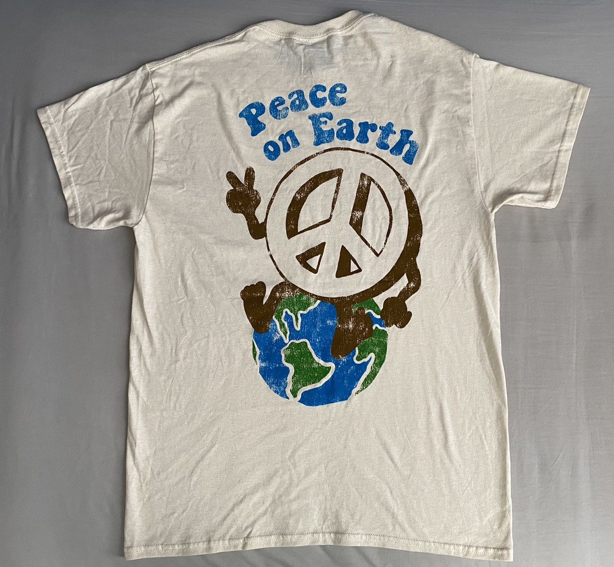 Gildan Vintage In Peace & Solidarity T-Shirt Teach Peace Size US M / EU 48-50 / 2 - 5 Thumbnail
