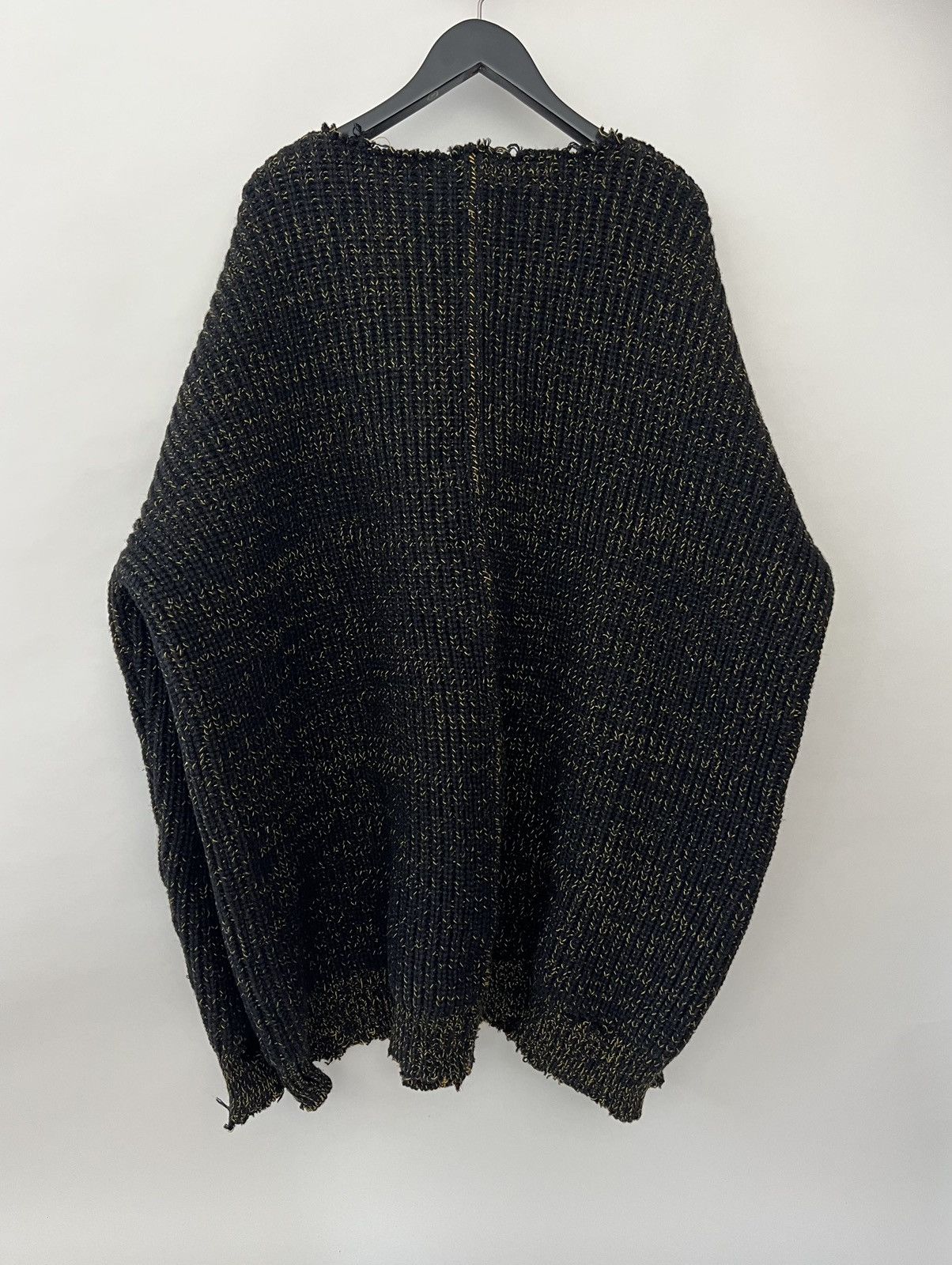 Raf Simons FW16 Oversize Destroyed Crewneck Sweater Size US XL / EU 56 / 4 - 6 Thumbnail