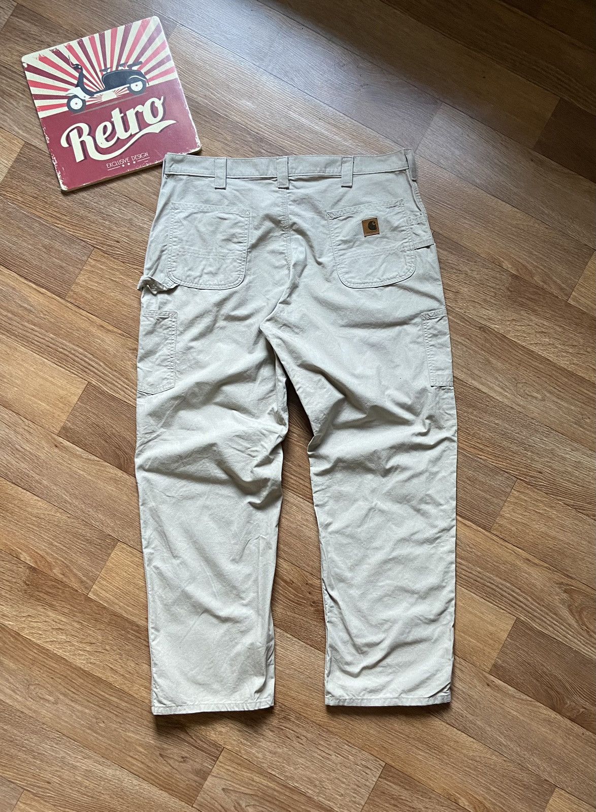 Carhartt × Carhartt Wip Vintage Carhartt Double Knee Canvas Work Dungaree Pants Size US 34 / EU 50 - 1 Thumbnail