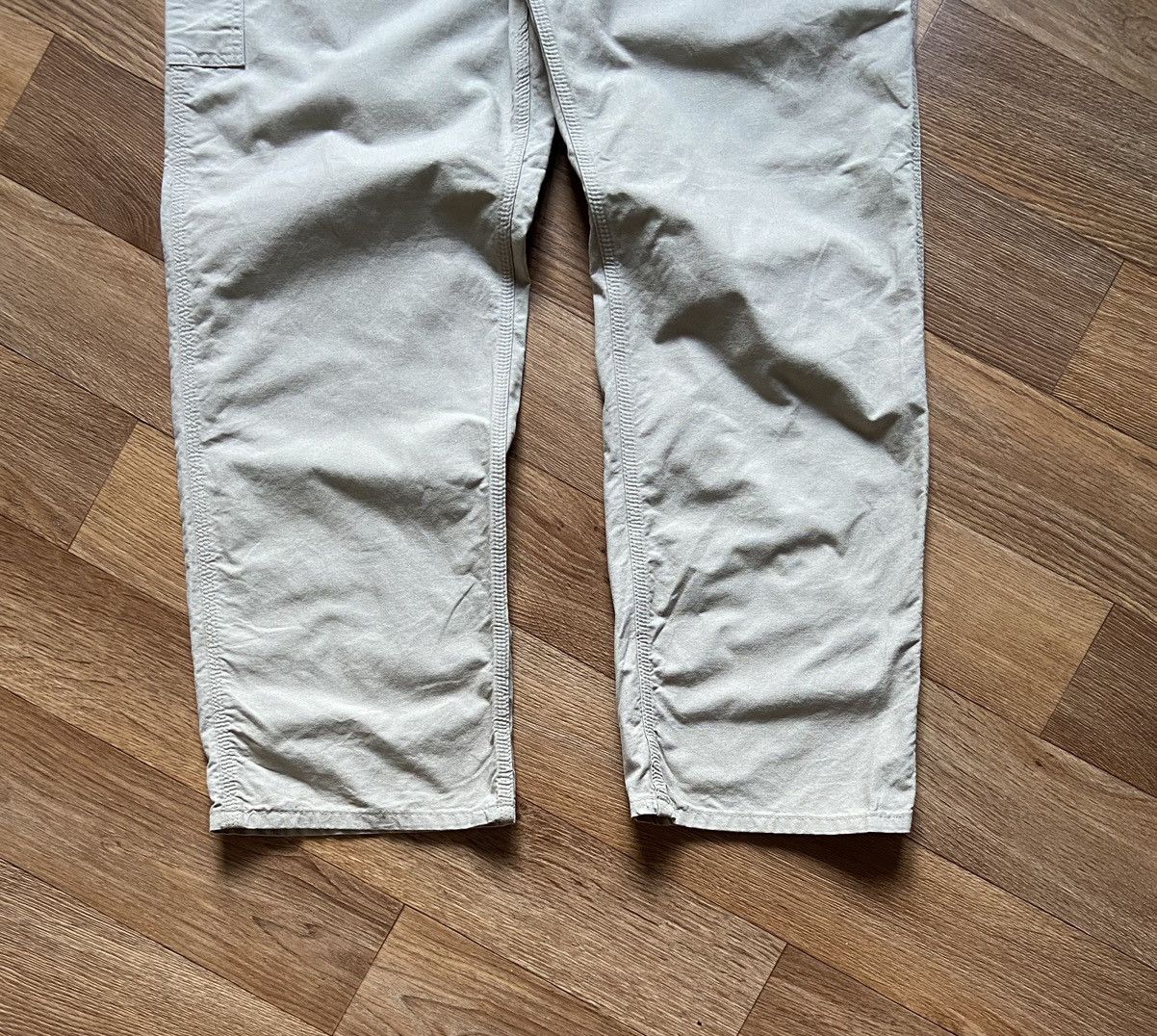 Carhartt × Carhartt Wip Vintage Carhartt Double Knee Canvas Work Dungaree Pants Size US 34 / EU 50 - 3 Thumbnail