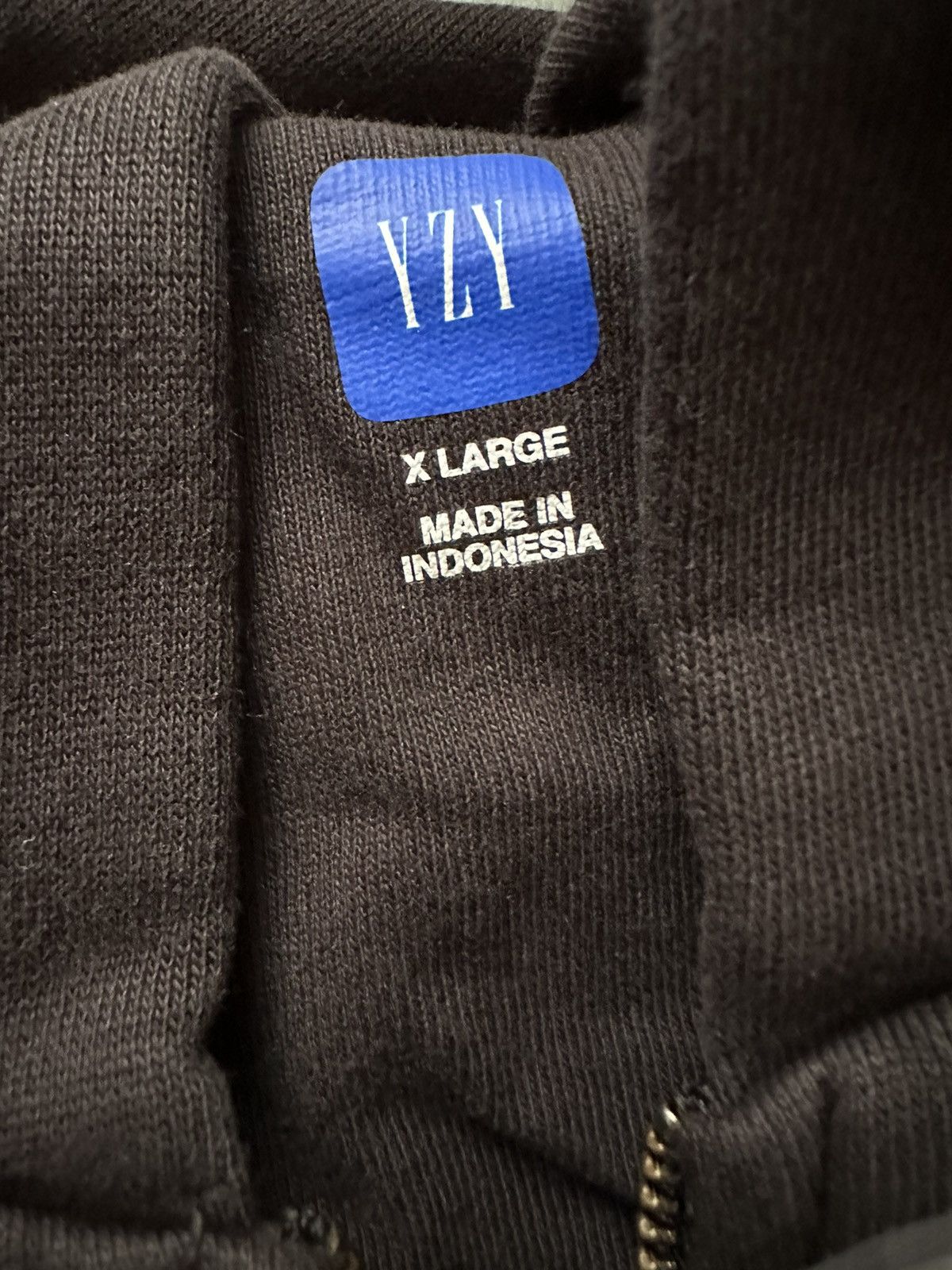 Gap × Yeezy Yeezy Gap Zip Hoodie Black Size XL Size US XL / EU 56 / 4 - 3 Thumbnail