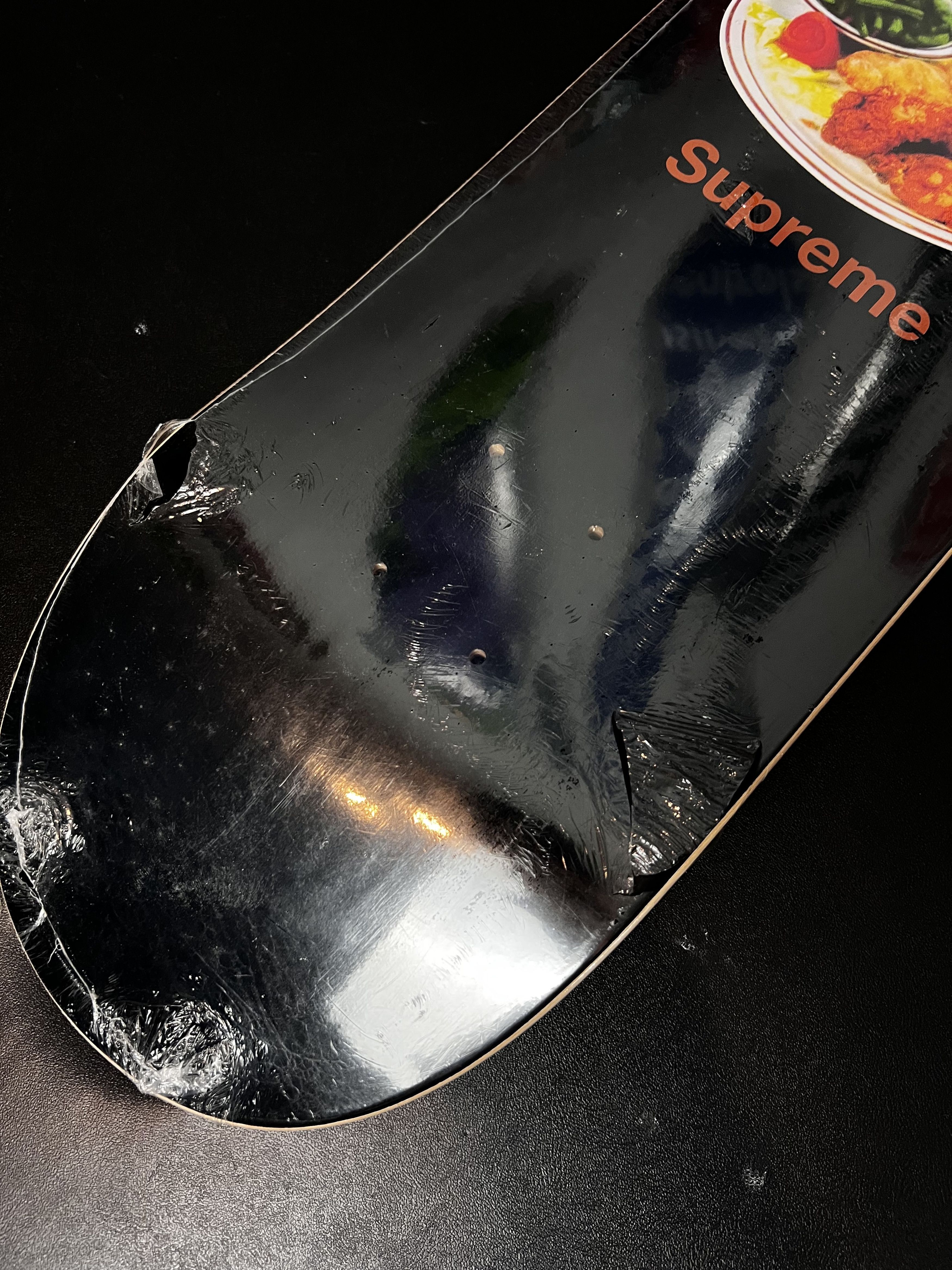 Supreme Supreme Chicken Dinner Skateboard Deck Black Size ONE SIZE - 2 Thumbnail
