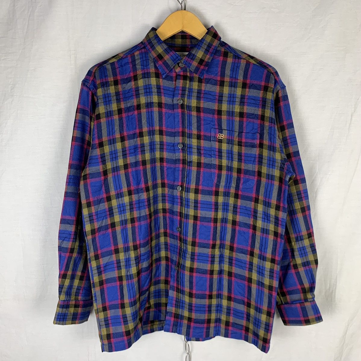 Balenciaga Vintage Balenciaga Flannel Shirt Plaid | Grailed