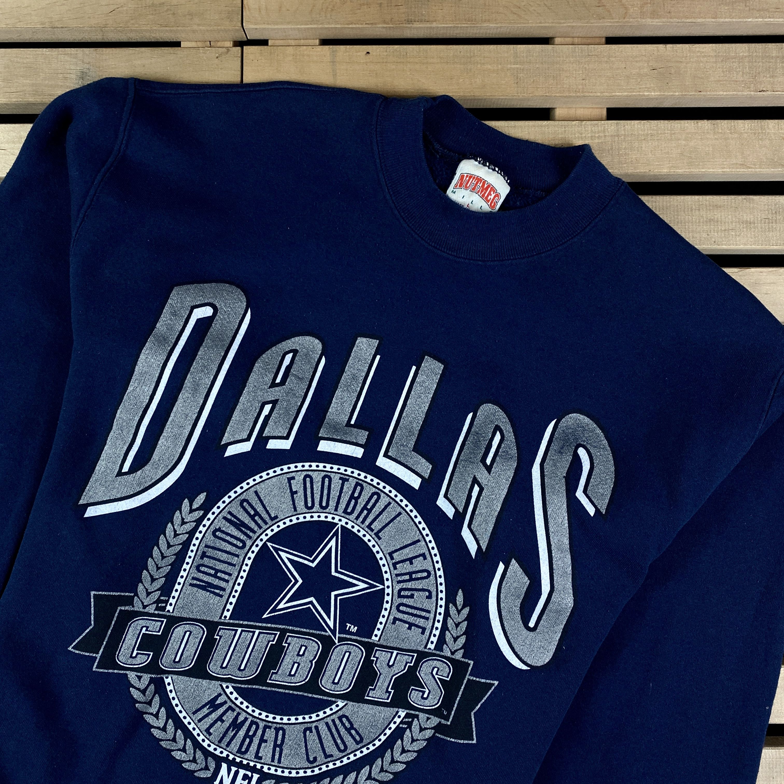 NHL × Nutmeg × Vintage Mens Vintage Sweatshirts NHL Dallas Cowboys Size L Cotton Size US L / EU 52-54 / 3 - 2 Thumbnail