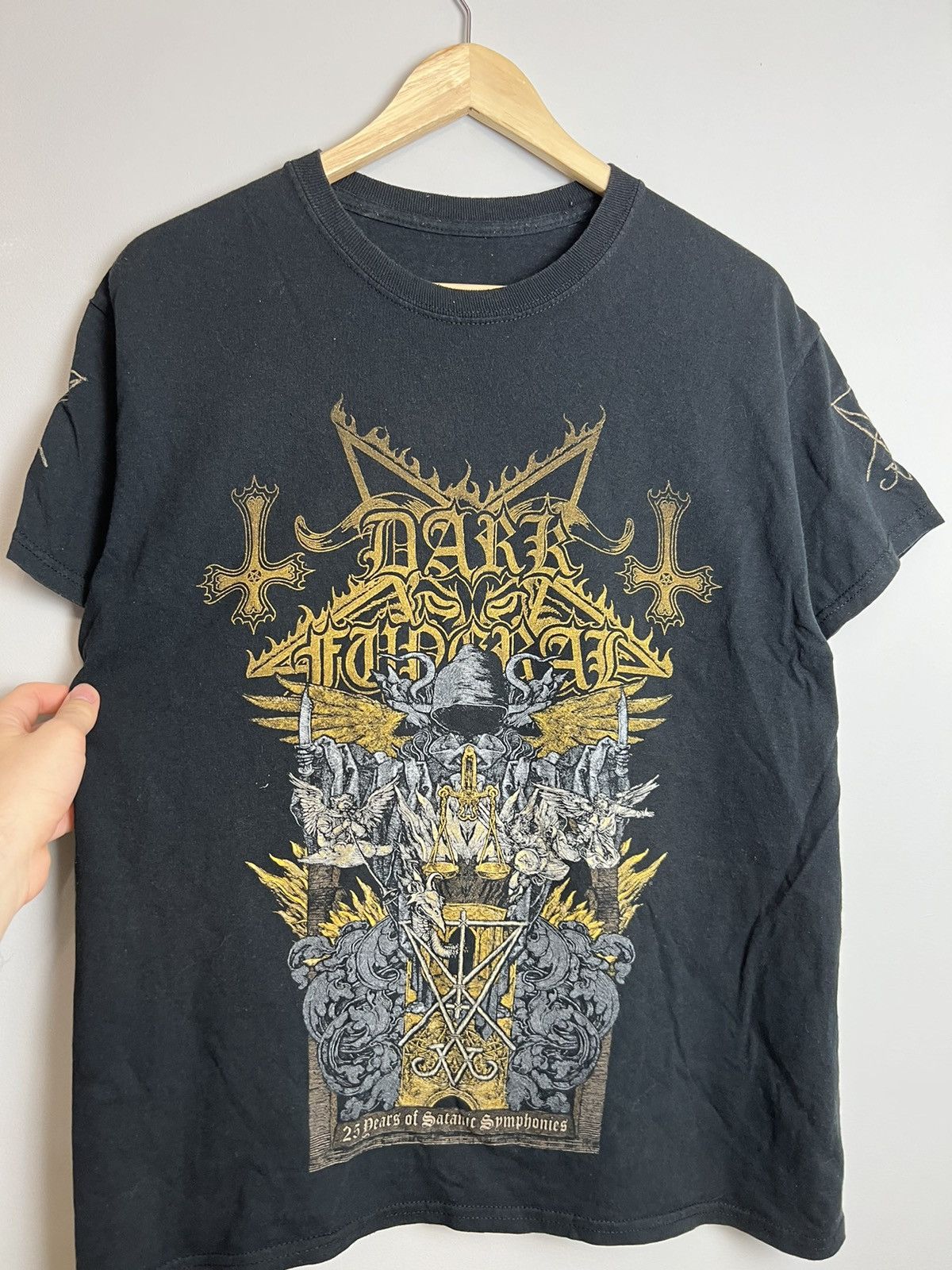 Band Tees Dark Funeral Y2K Black Metal Band Tshirt Goth Alternative Size US M / EU 48-50 / 2 - 3 Thumbnail